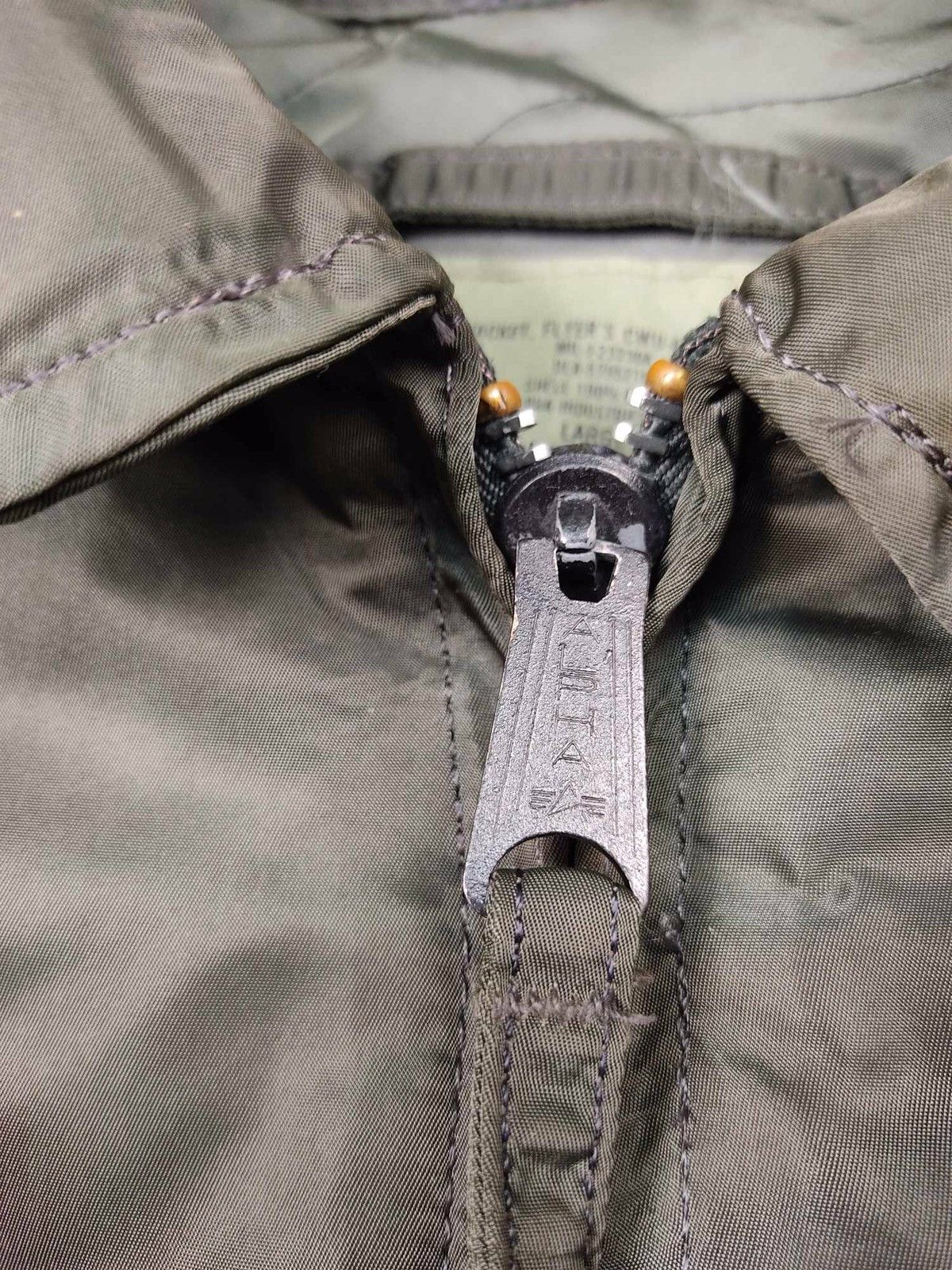 Alpha Industries × Vintage VINTAGE 90s Alpha Industries Flight Jacket Size US L / EU 52-54 / 3 - 4 Thumbnail