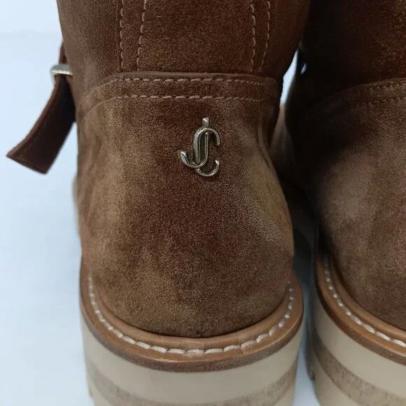 Jimmy Choo Jimmy Choo Youth II Shearling Lined Suede Biker Boots - EU36 Size US 6 / IT 36 - 14 Thumbnail