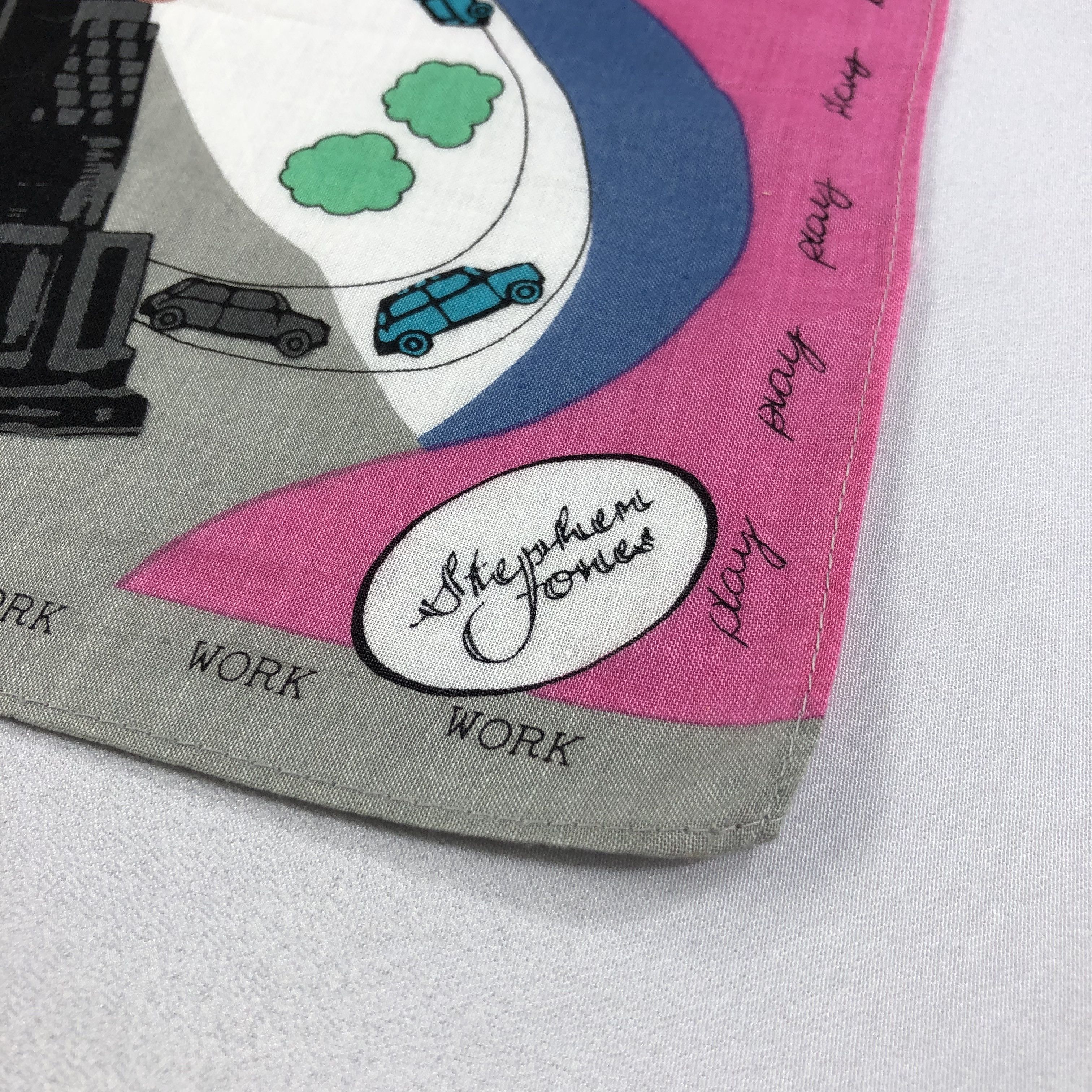 Vintage Stephen Jones Handkerchief Neckerchief Bandana H2099 Size ONE SIZE - 4 Thumbnail
