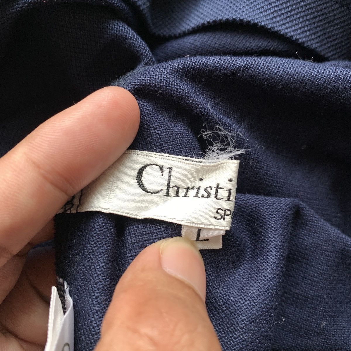 Vintage Vintage Christian Dior Sport Embroidery Logo Tshirt Size US L / EU 52-54 / 3 - 7 Thumbnail
