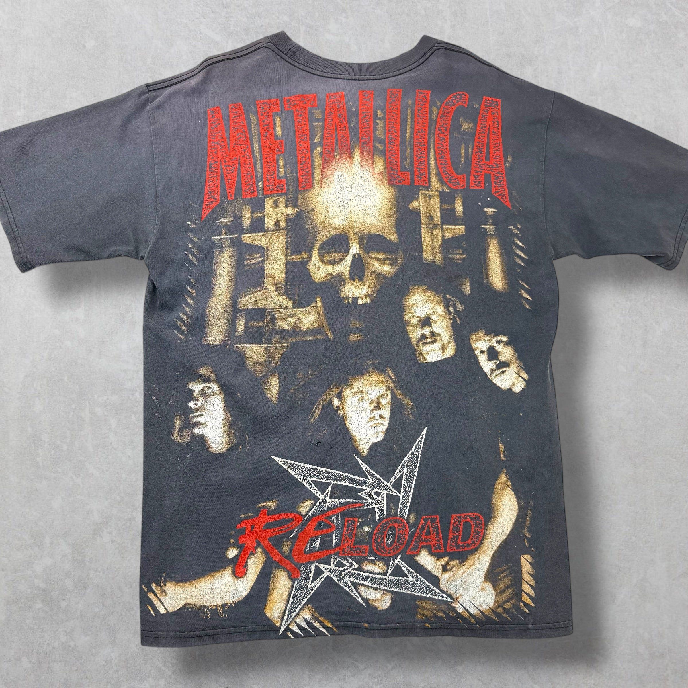 Vintage Vintage 90's Resurreccion Metallica Reload Tee XL Size US XL / EU 56 / 4 - 2 Thumbnail