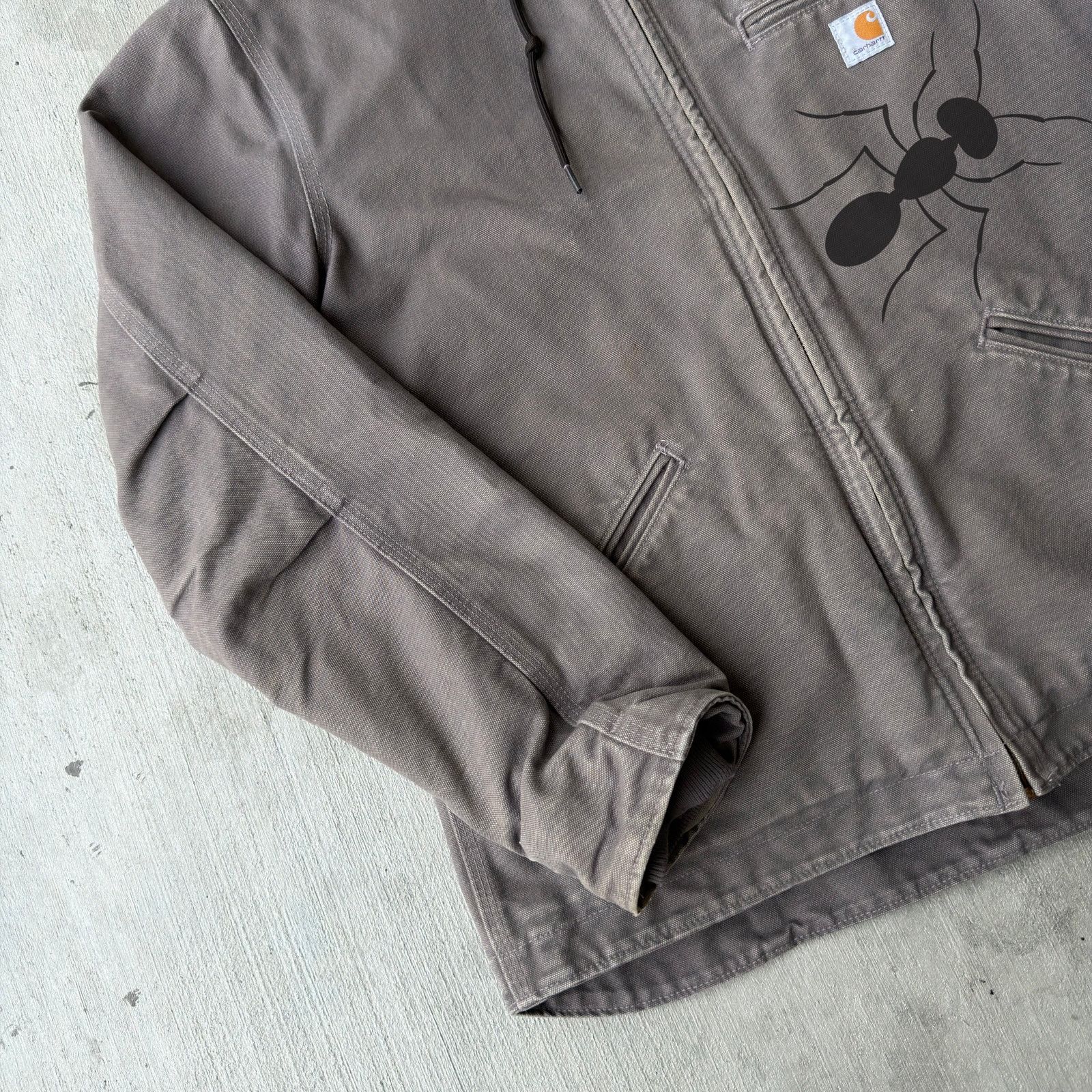 Carhartt × Vintage Carhartt WOMENS WJ141 light brown sierra work wear jacket Size US M / EU 48-50 / 2 - 2 Thumbnail