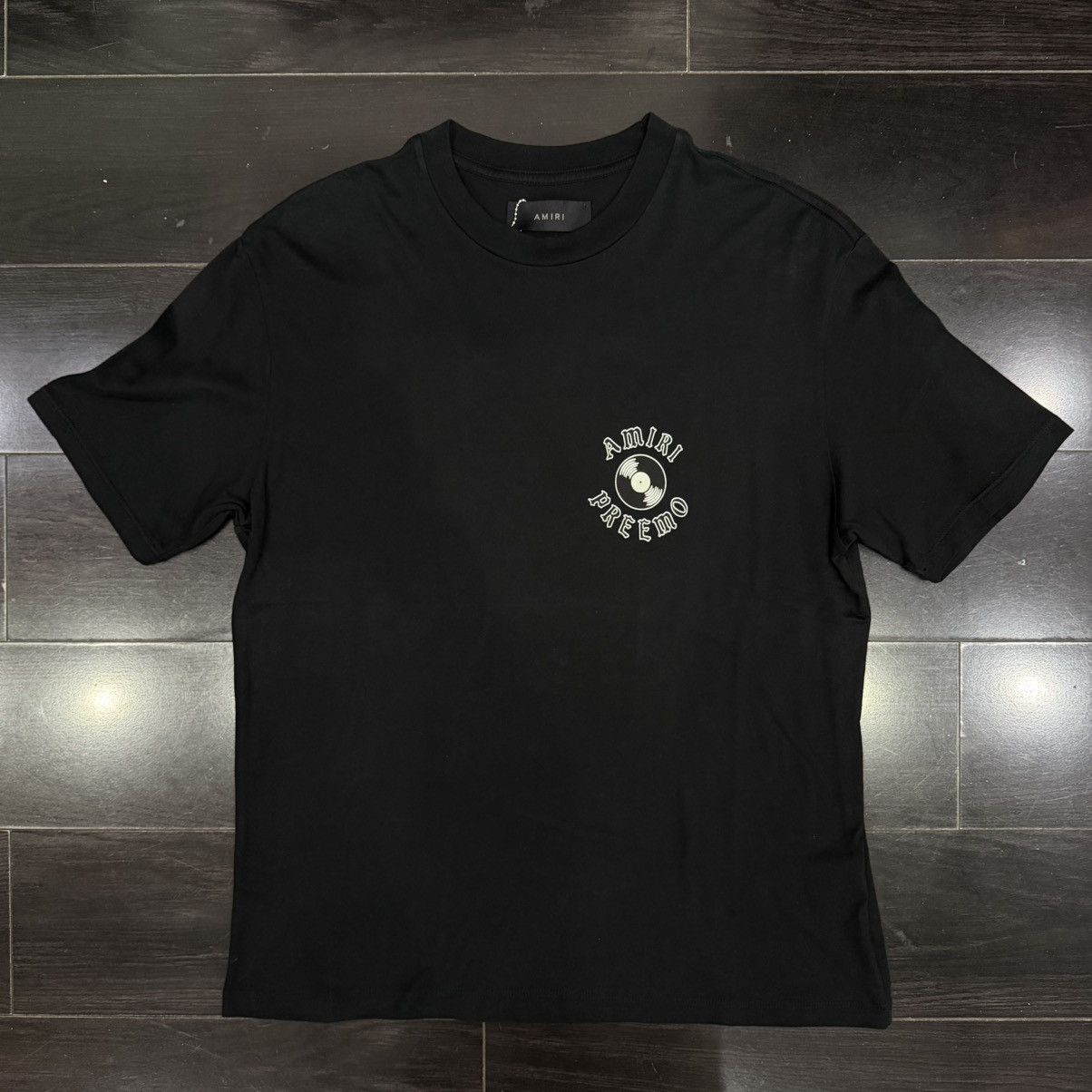 Amiri Amiri Preemo Record Tee Black Size US XS / EU 42 / 0 - 3 Thumbnail