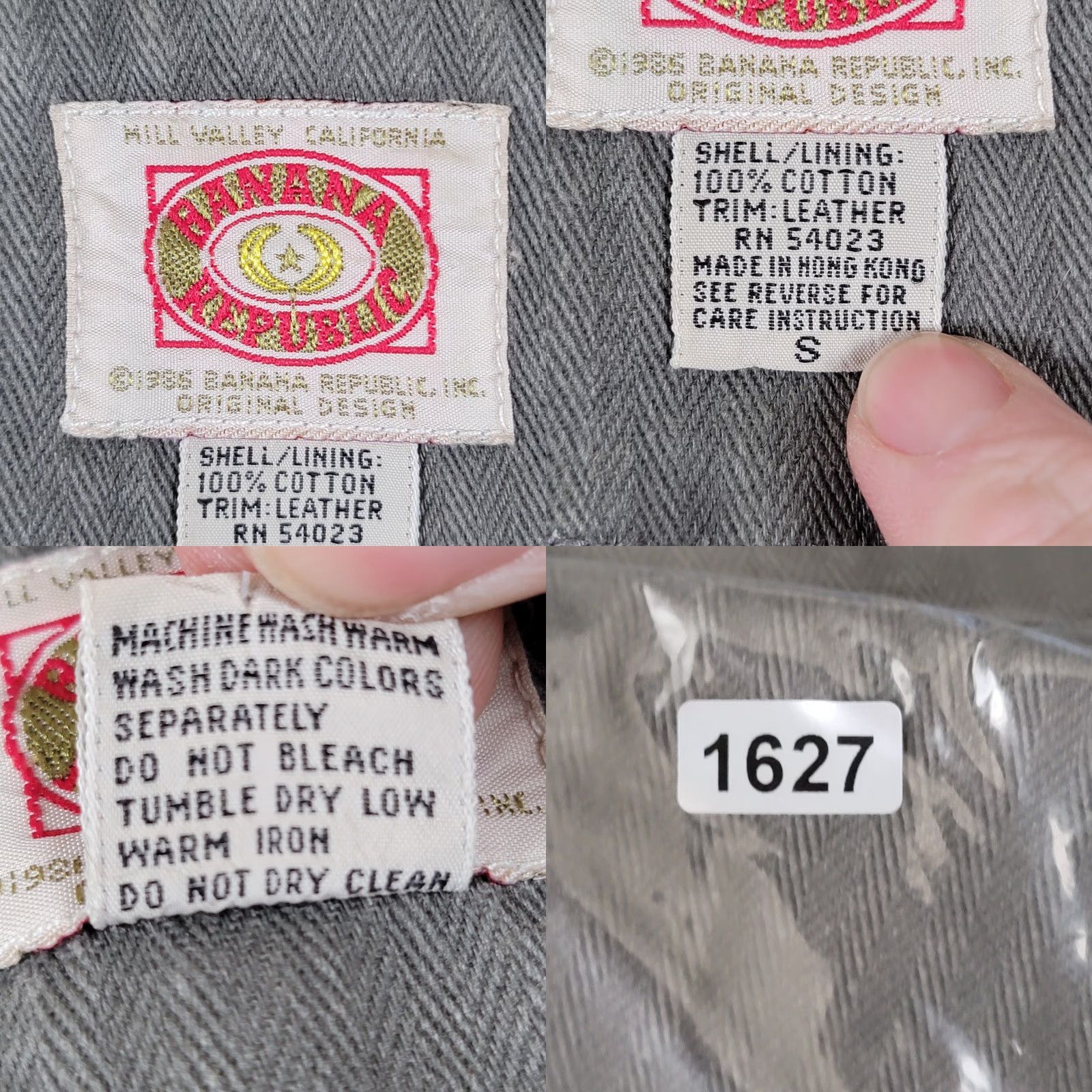 Banana Republic VINTAGE Banana Republic Vest Shirt Mens S Green Cotton Canvas Military Jacket Hooded Pockets Full Zip Hunting Outdoor 90s? Size US S / EU 44-46 / 1 - 11 Thumbnail
