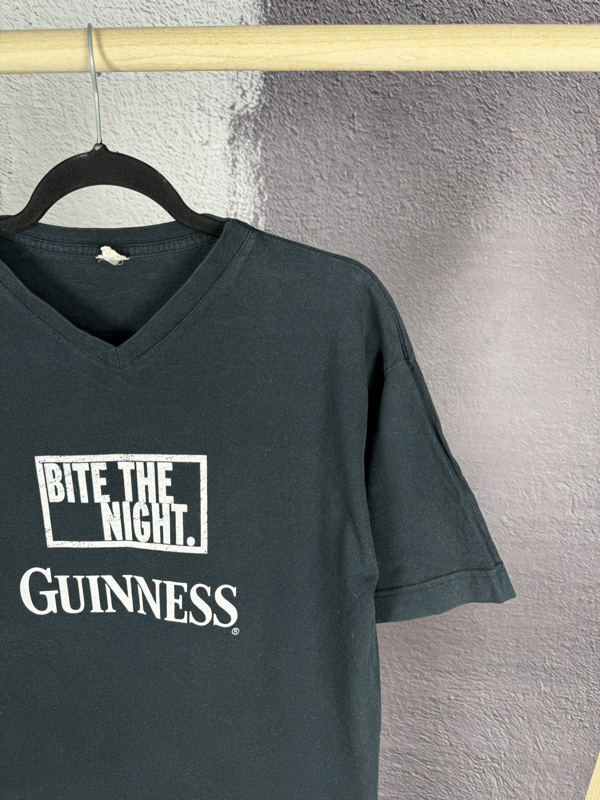 Vintage Guinness vintage Bite The Night double side tee shirt jts Size US M / EU 48-50 / 2 - 5 Thumbnail