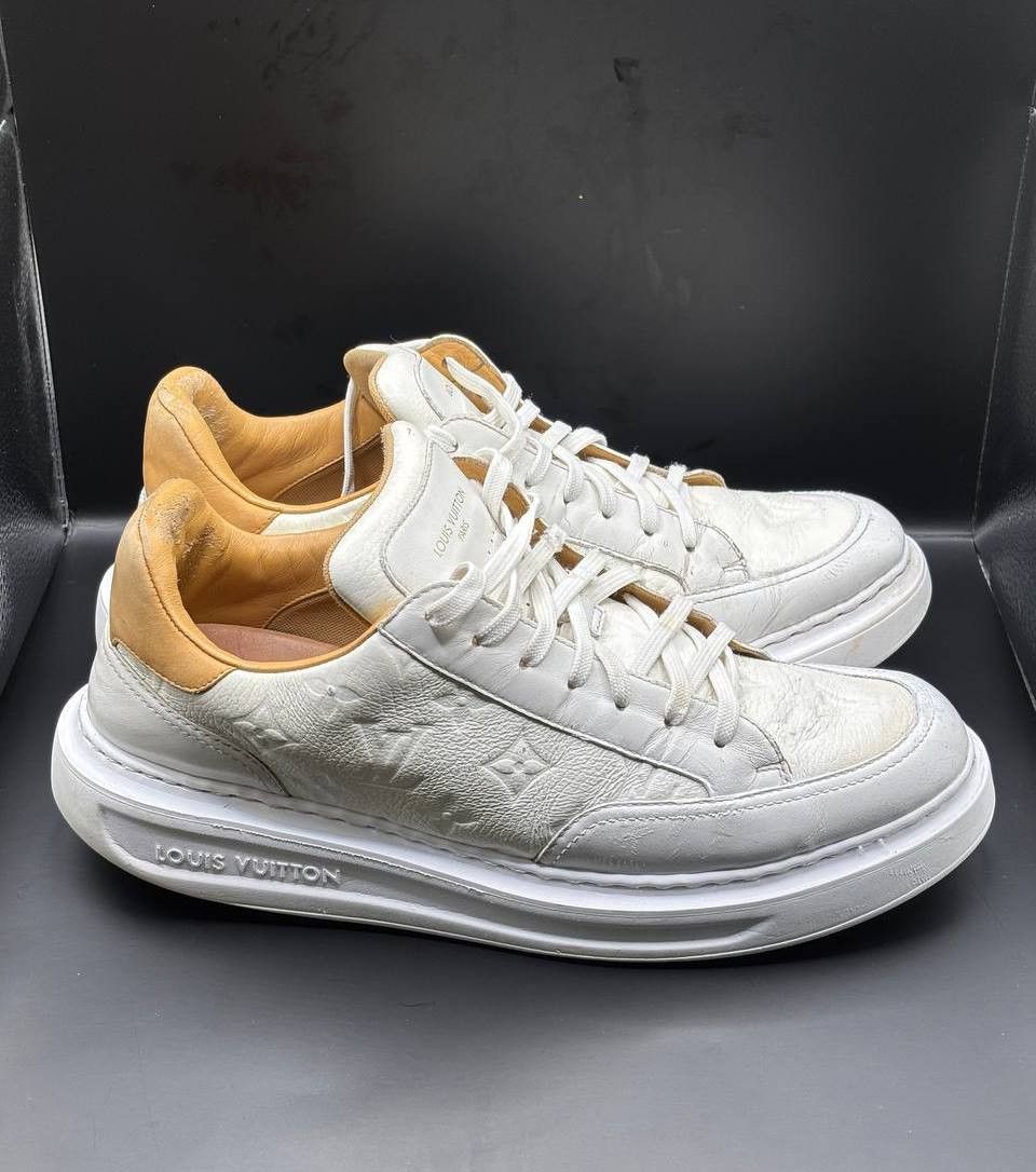Louis Vuitton Louis Vuitton Beverly Hills Monogram Sneakers White LV 8.5 Size US 9.5 / EU 42-43 - 1 Thumbnail