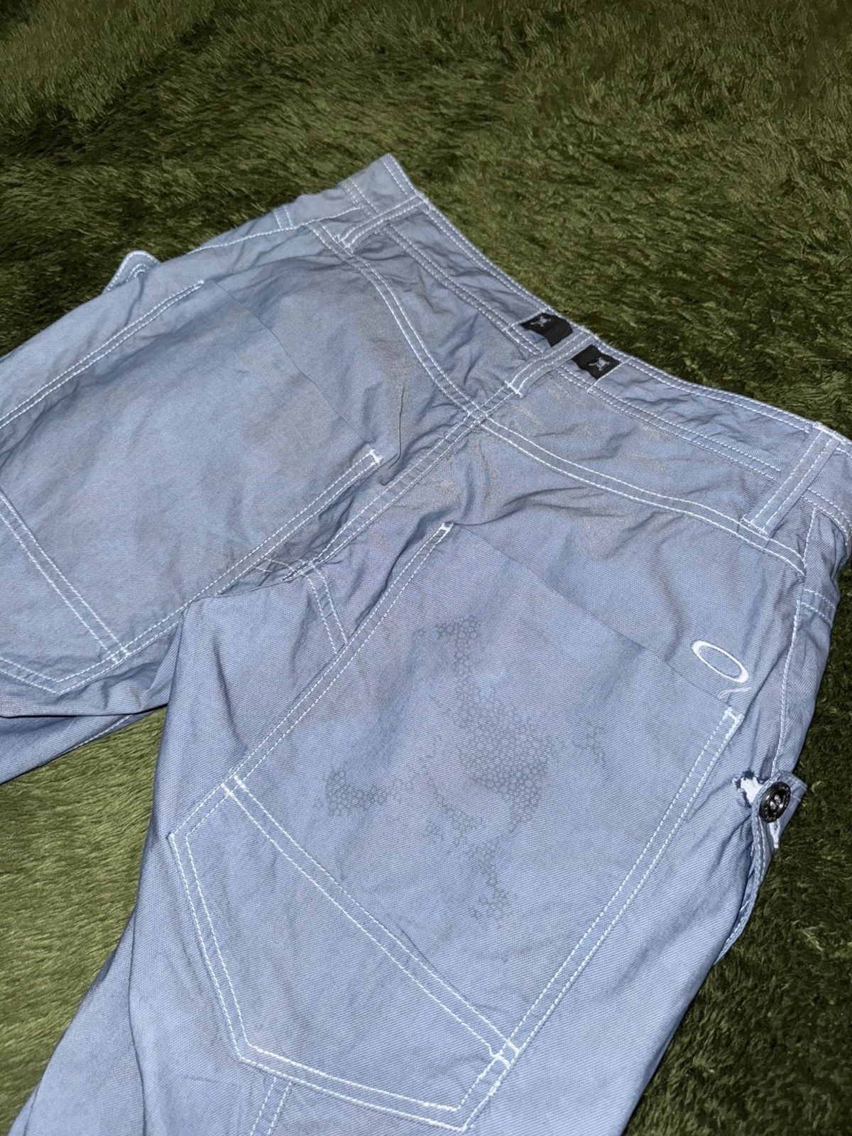 Oakley [32] Oakley Japan Skull Hand-Dyed Cropped Pants Indigo Size US 32 / EU 48 - 8 Thumbnail
