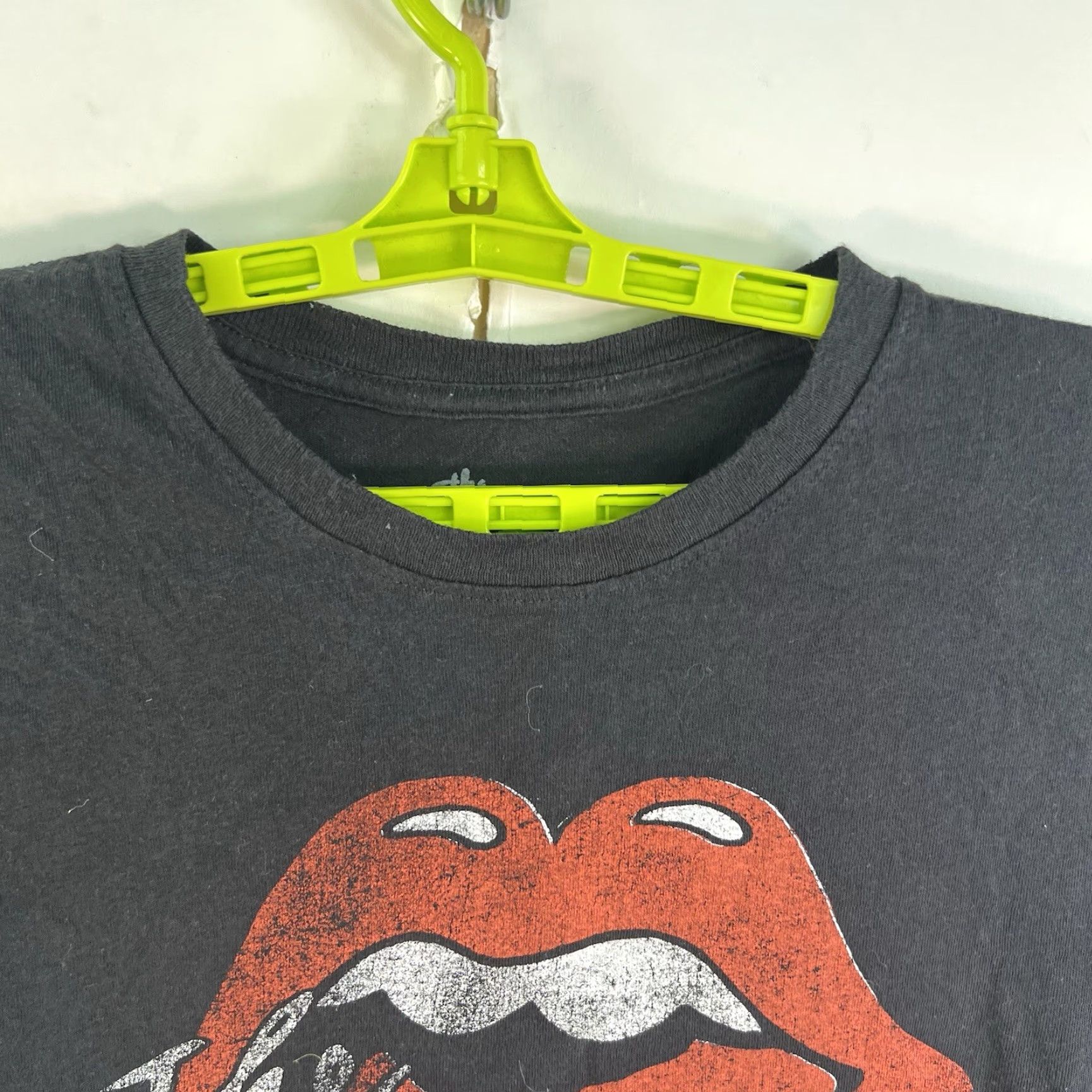 Vintage Rolling Stones Tour of America 78 T-Shirt Womens Medium Black Graphic Short Sleeve Rock Retro 70s Music Size M / US 6-8 / IT 42-44 - 3 Thumbnail