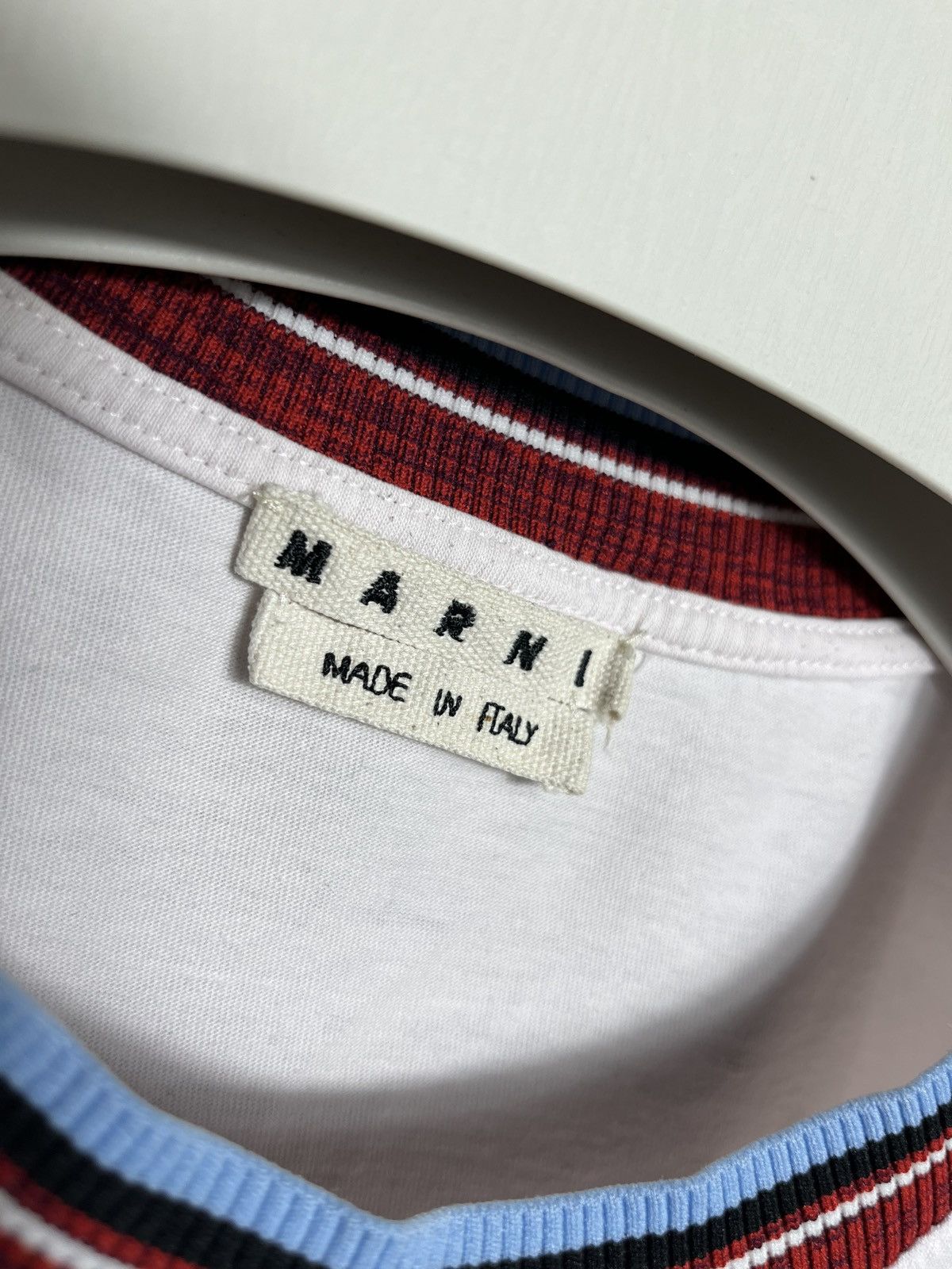 Marni marni humu0011el mens t-shirt light pink short sleeve cotton Size US XL / EU 56 / 4 - 4 Thumbnail
