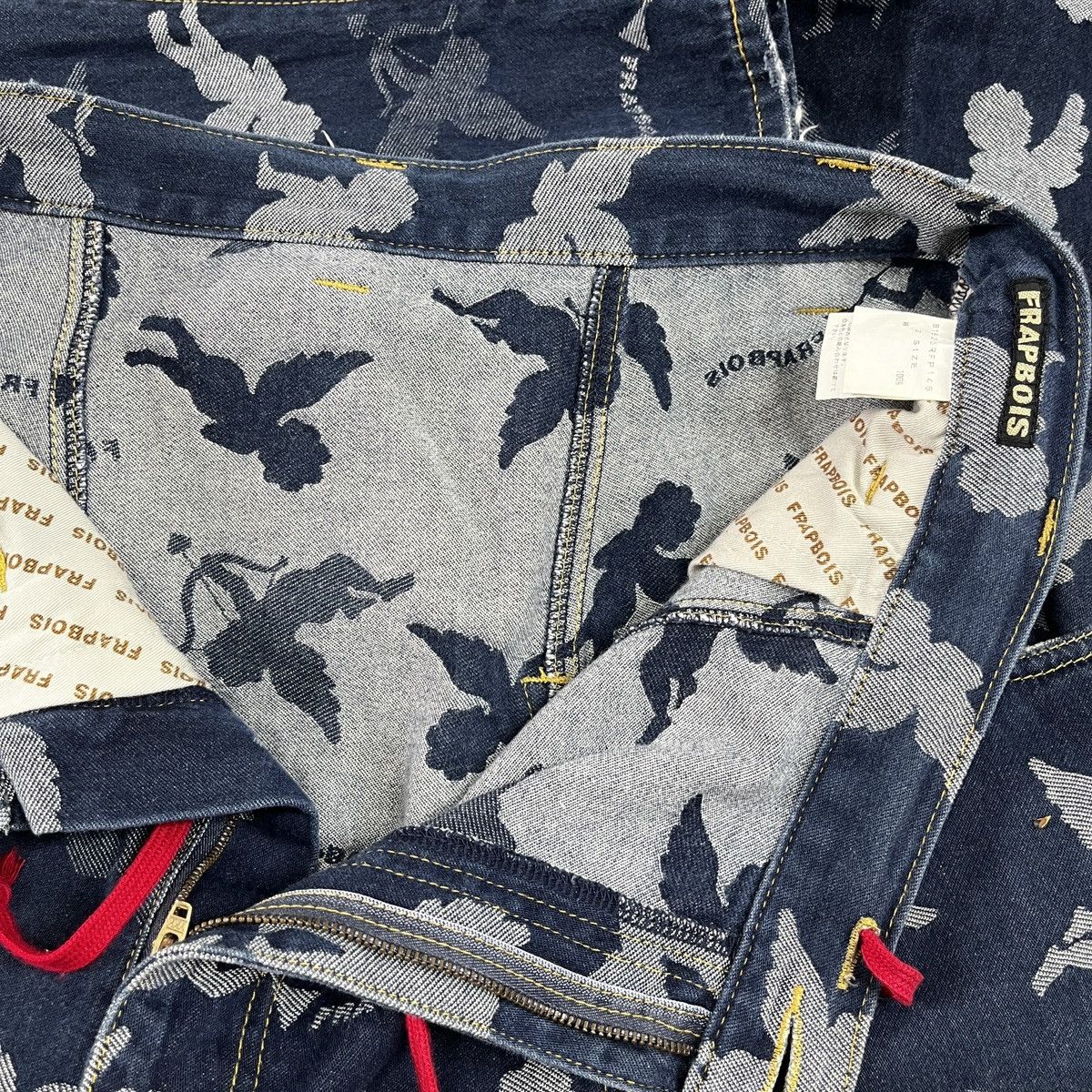 Frapbois × Issey Miyake Asymmetrical Frapbois Monogram Issey Miyake Denim Pants Size US 34 / EU 50 - 17 Thumbnail