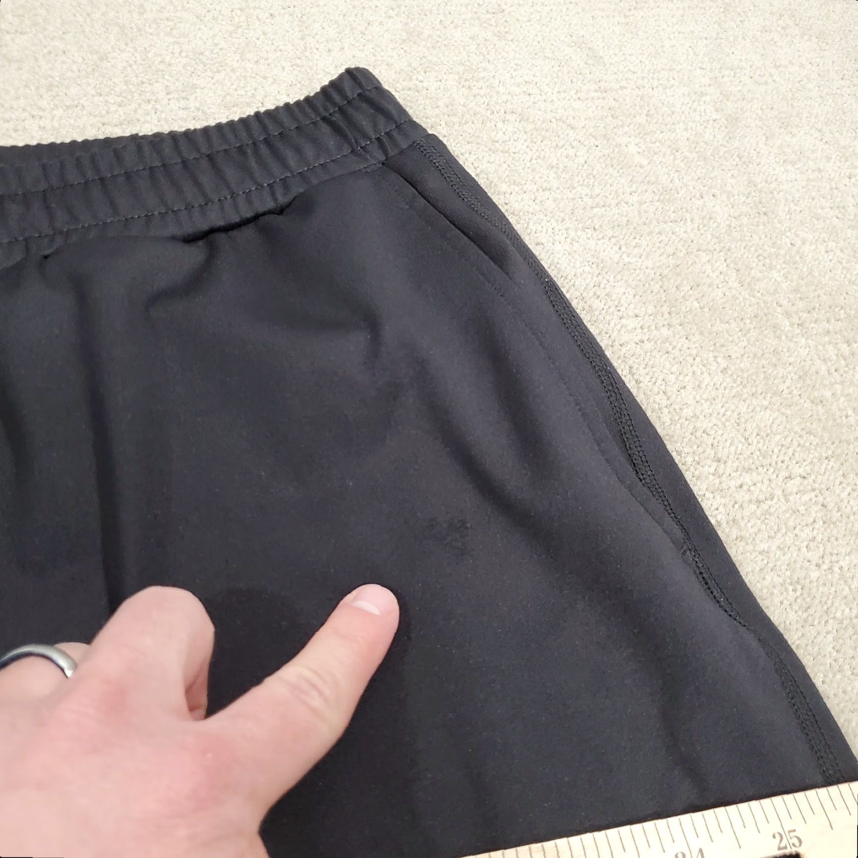 Vuori Vuori Joggers Mens Large Black Lounge Pants Regular Fit Drawstring Pockets Logo Size US 33 - 4 Thumbnail