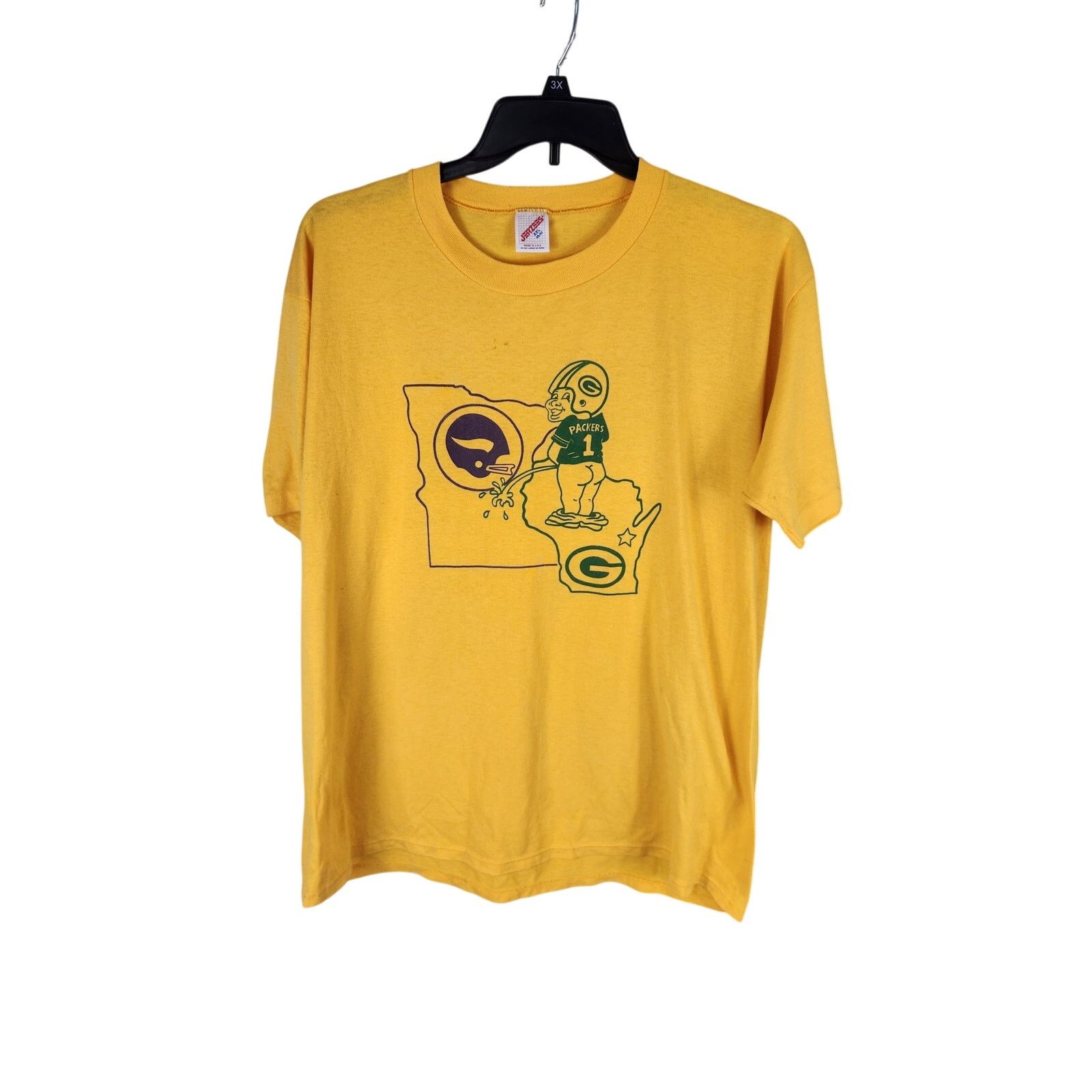 Jerzees Vintage 90s Green Bay Packers T men's 2X Size US XXL / EU 58 / 5 - 1 Thumbnail