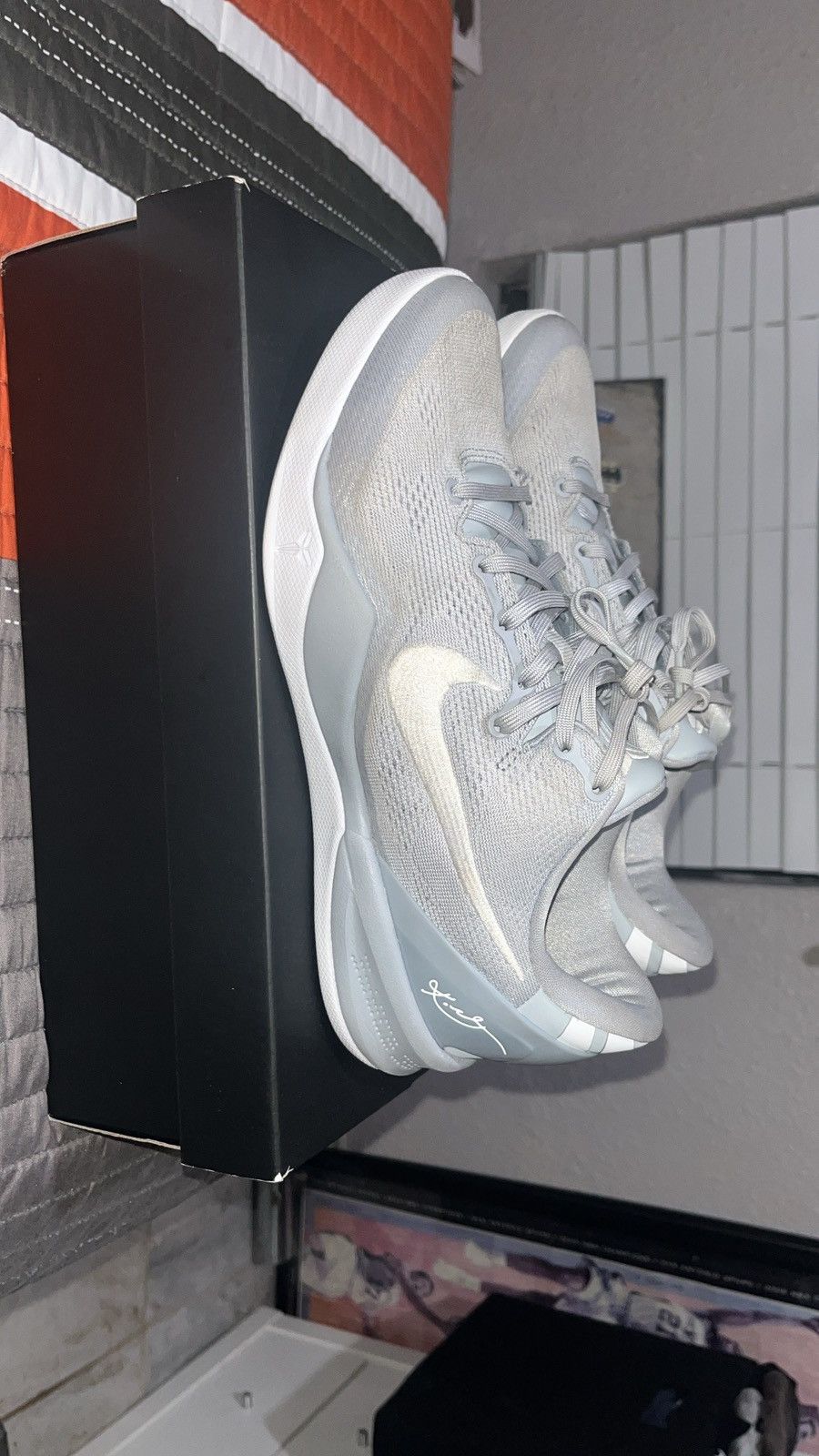 Nike Nike Kobe 8 Protro “Wolf Grey” Size US 10 / EU 43 - 2 Thumbnail