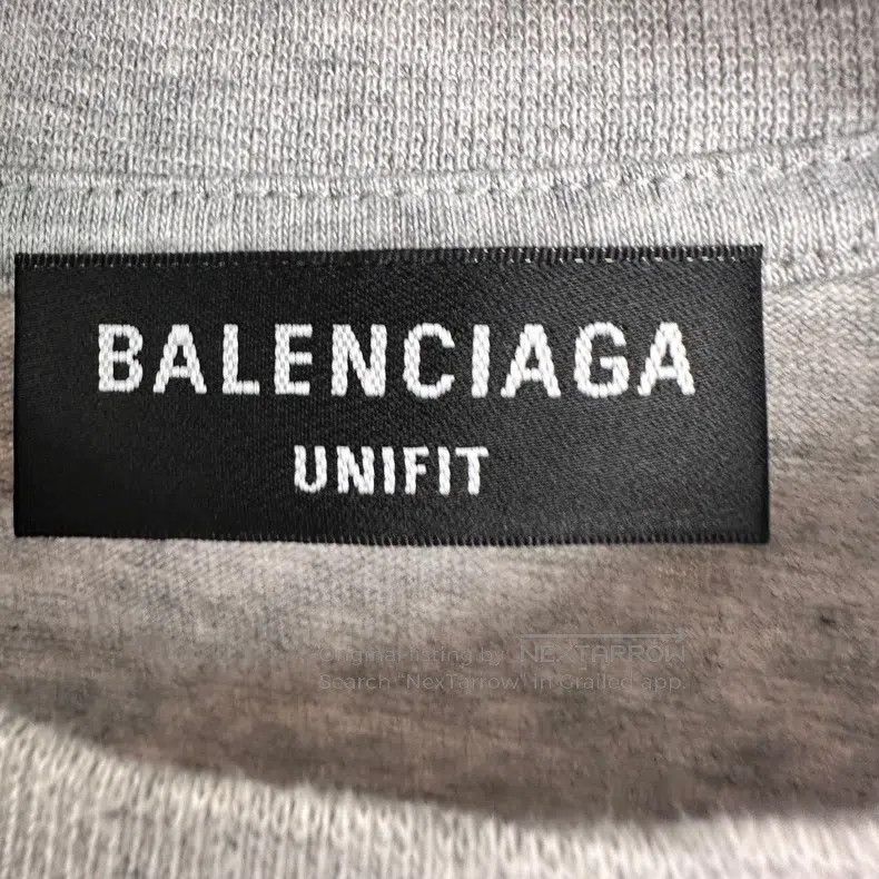 Balenciaga Balenciaga Gray Embroidered Inverted Logo Short Sleeve Size US M / EU 48-50 / 2 - 3 Thumbnail