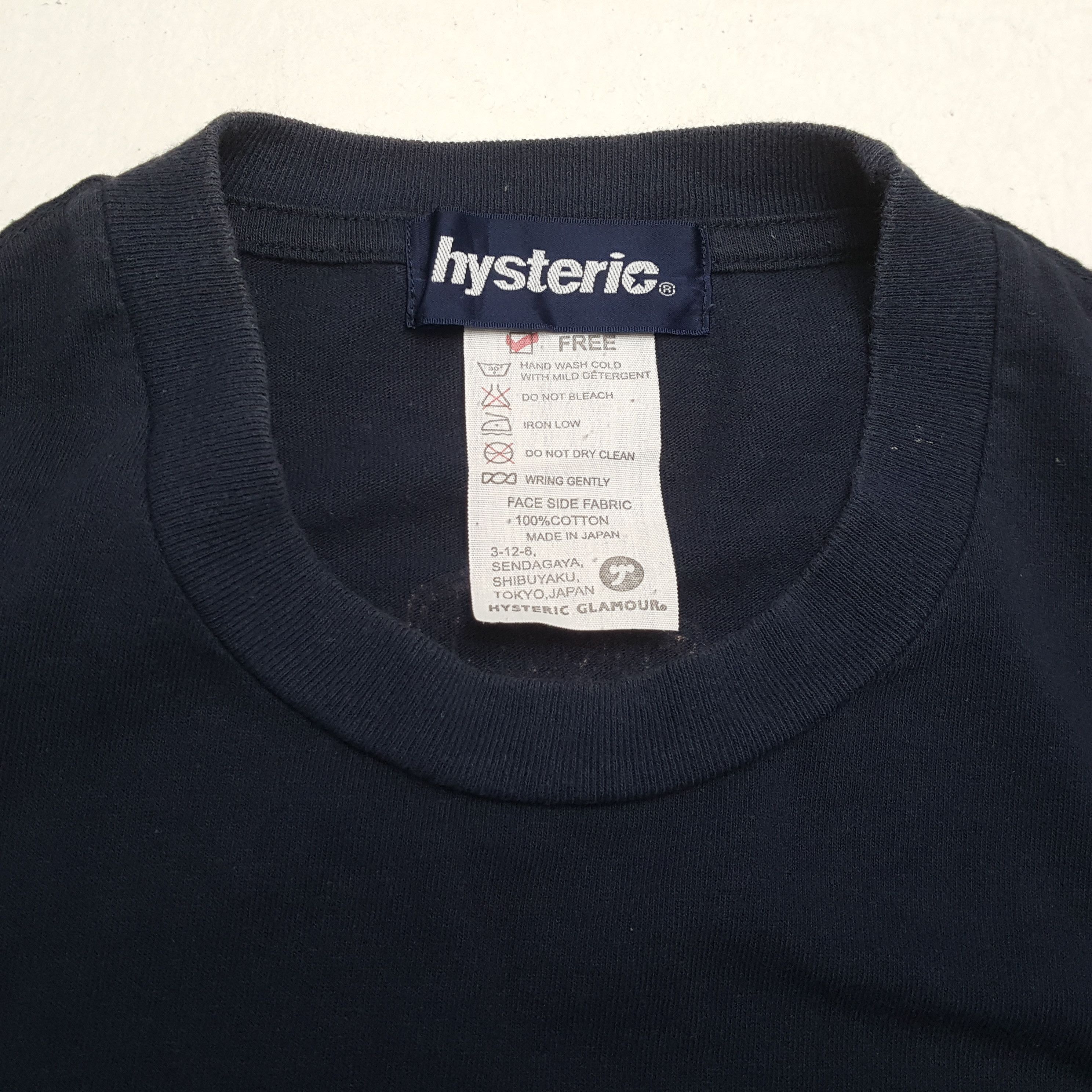 Hysteric Glamour × Japanese Brand × Vintage Vintage HYSTERIC GLAMOUR Japanese Fashion Brand T-Shirts Size S / US 4 / IT 40 - 10 Thumbnail