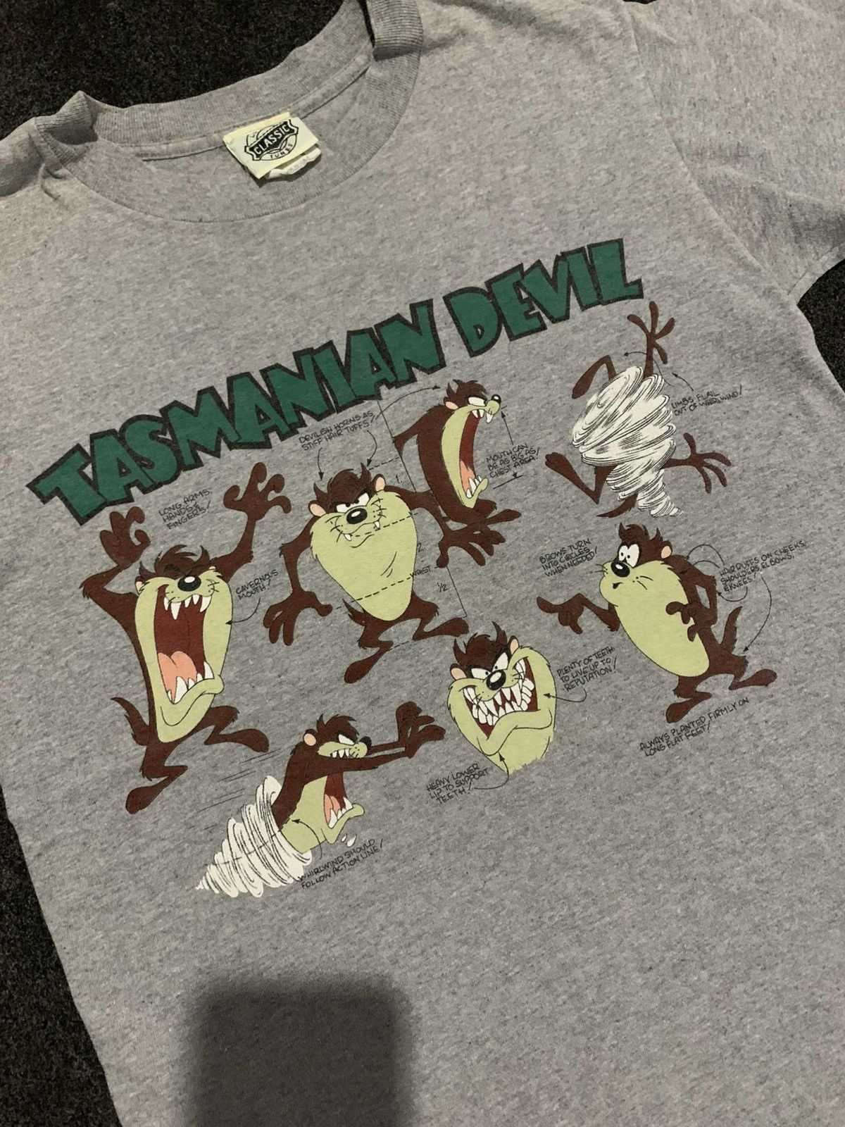 Vintage Vintage 90s Tasmanian Devil Looney Tunes T-Shirt Size US S / EU 44-46 / 1 - 6 Thumbnail
