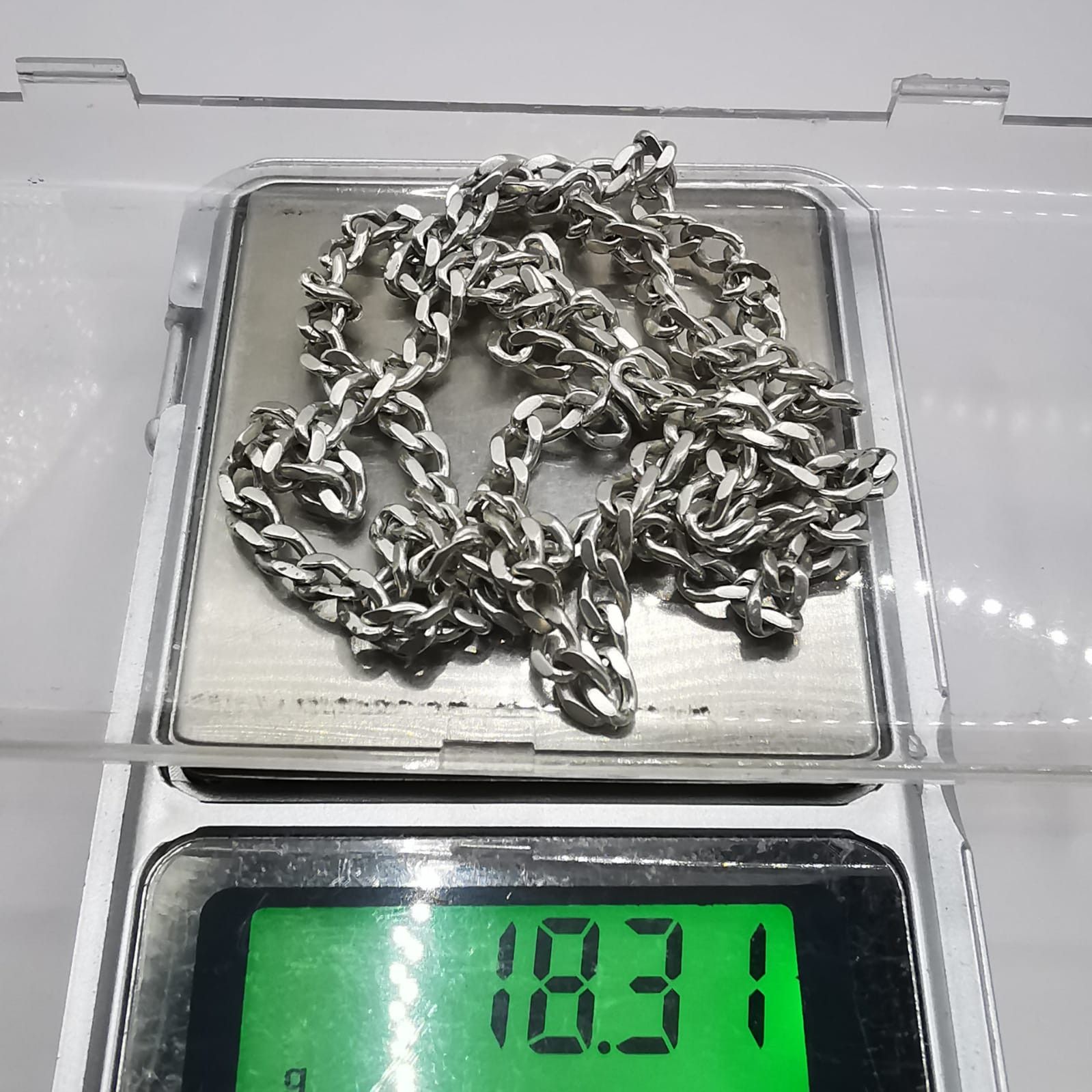 Sterling Silver Vintage Chain, 925 Sterling Silver, Signed 18,31g Size ONE SIZE - 6 Thumbnail