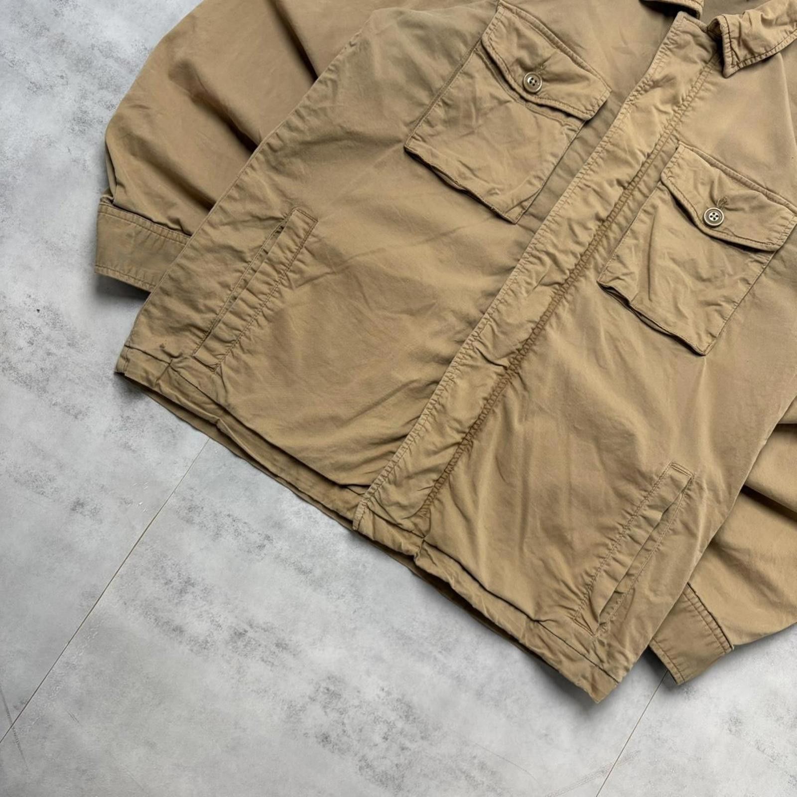 Abercrombie & Fitch Vintage Tan Abercrombie & Fitch Military Bomber Jacket Size US S / EU 44-46 / 1 - 4 Thumbnail