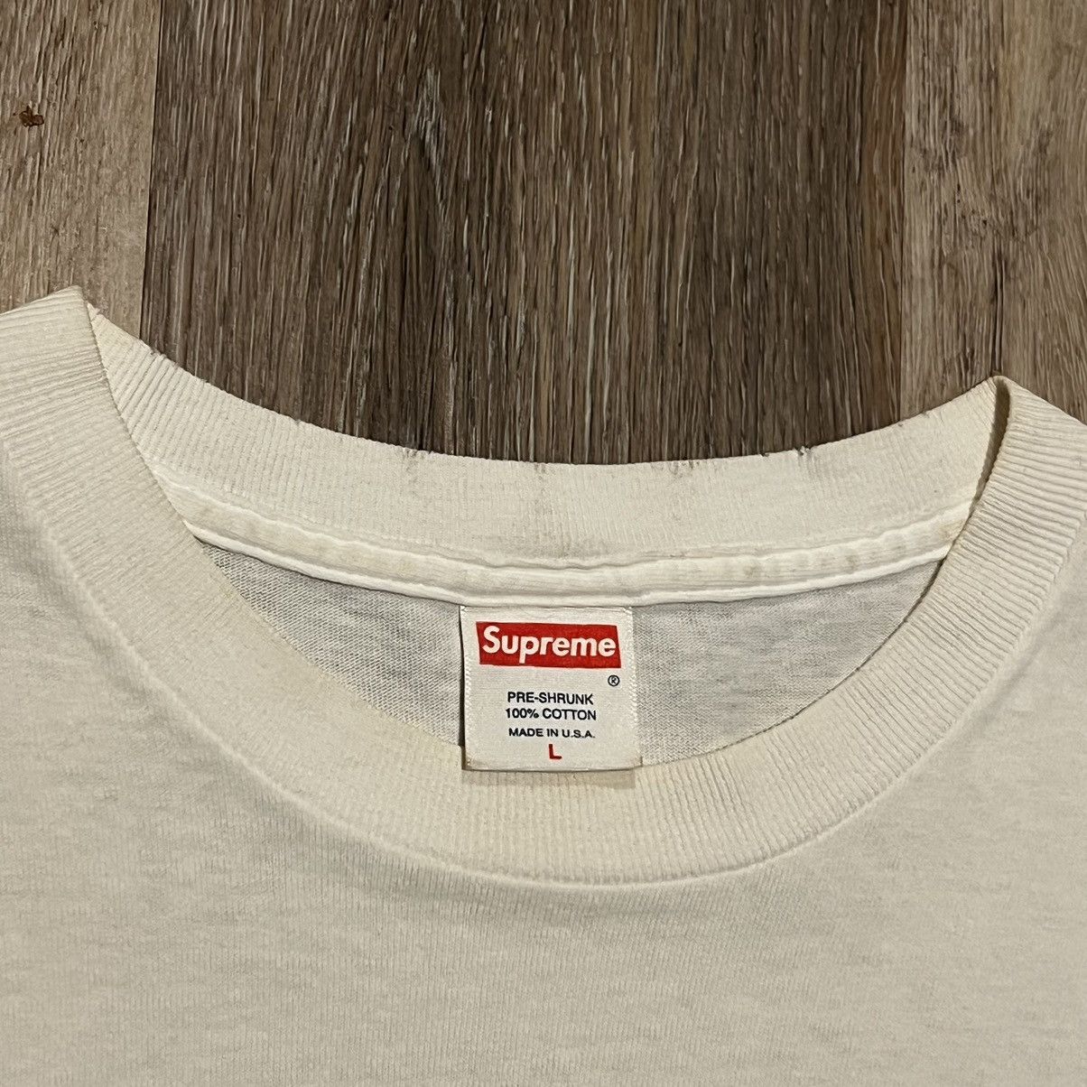 Supreme Supreme Navy Box logo Tee navy on white Bogo t shirt Size US L / EU 52-54 / 3 - 3 Thumbnail