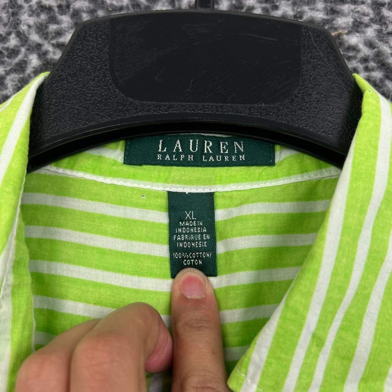 Lauren Ralph Lauren Lauren Ralph Lauren Button Up Shirt Men XL Striped Cotton Size US XL / EU 56 / 4 - 3 Thumbnail
