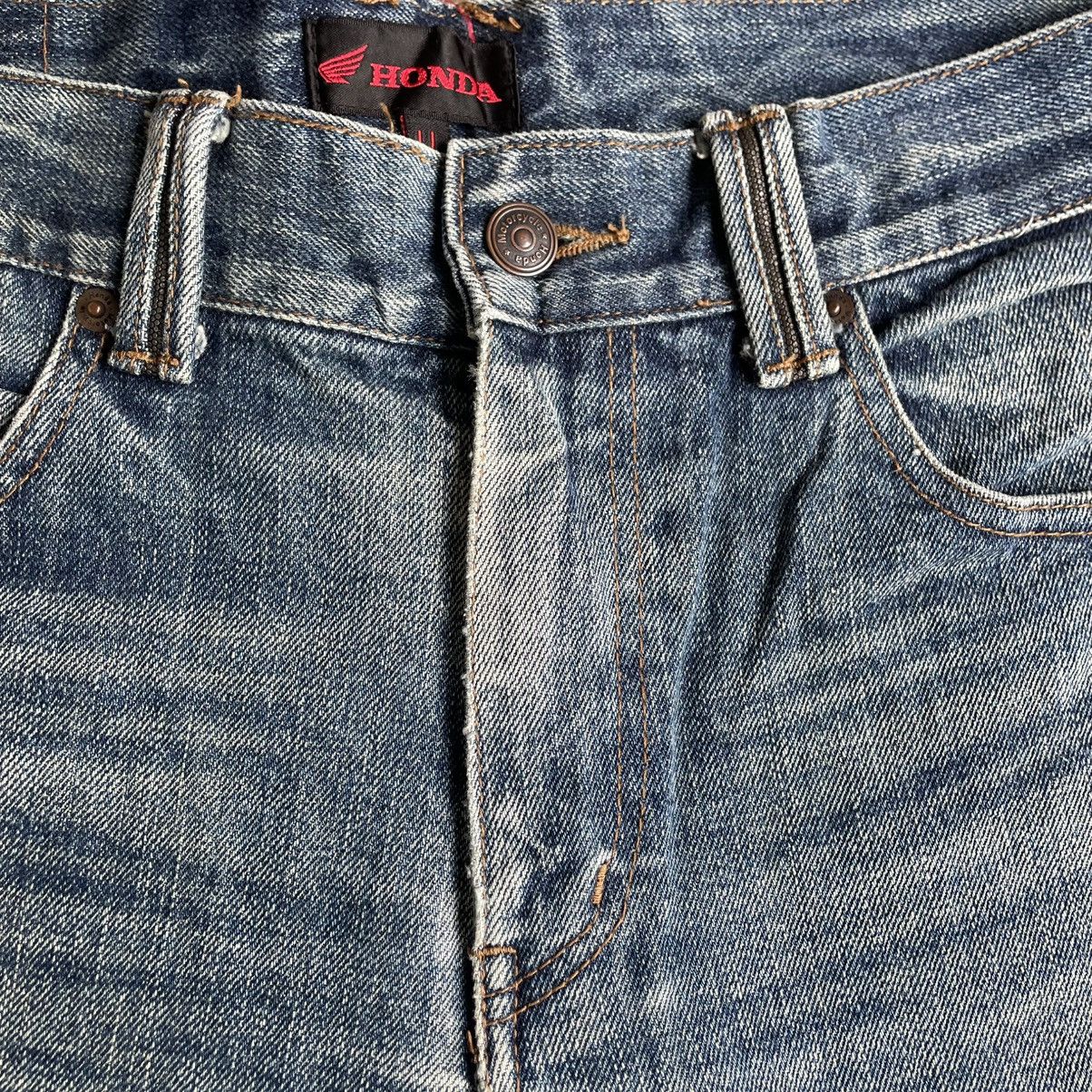 Honda 🔥🇯🇵Vintage Honda Stoned Washed Ripped Distress Denim Jeans Size US 34 / EU 50 - 10 Thumbnail
