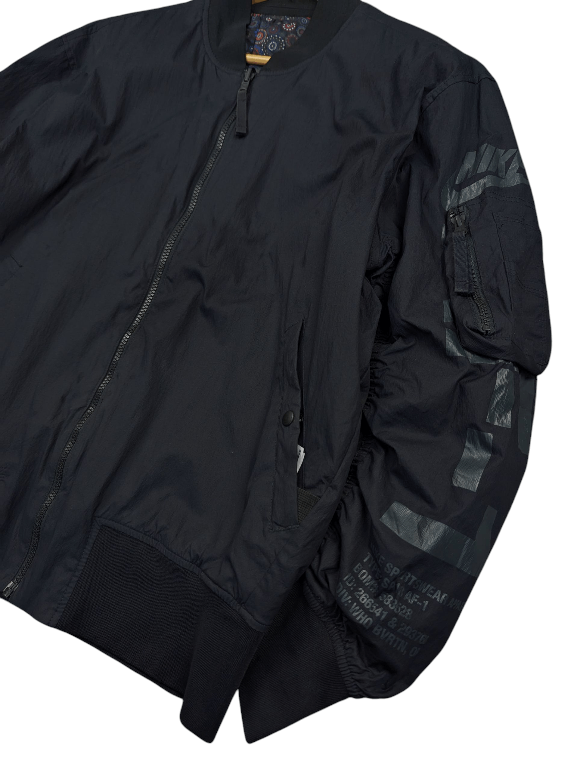 Nike Nike Aviator Reversible Bomber Flight Jacket Size US XL / EU 56 / 4 - 4 Thumbnail