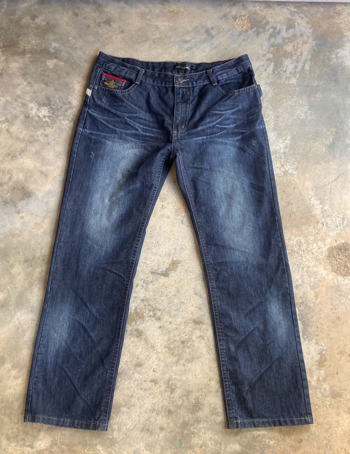 Japanese Brand Lolita Yoshitomo nara X Kurijyua little people jeans Size US 38 / EU 54 - 2 Thumbnail