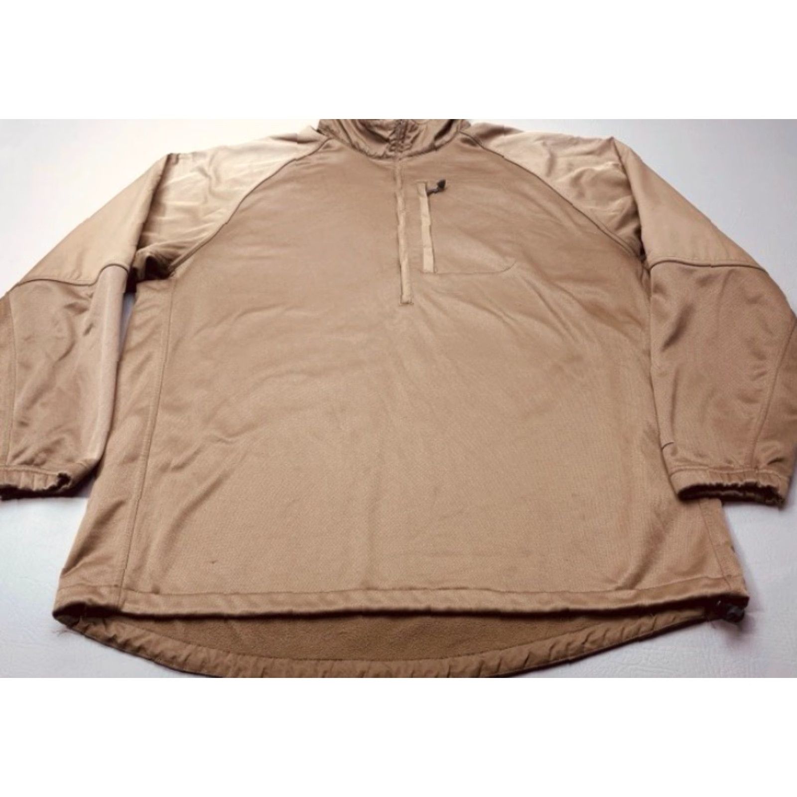 Nike VINTAGE Nike Golf Therma-Fit 1/2 Zip Fleece Pullover Mens XL Brown Chest Pocket 8253 Size US XL / EU 56 / 4 - 3 Thumbnail