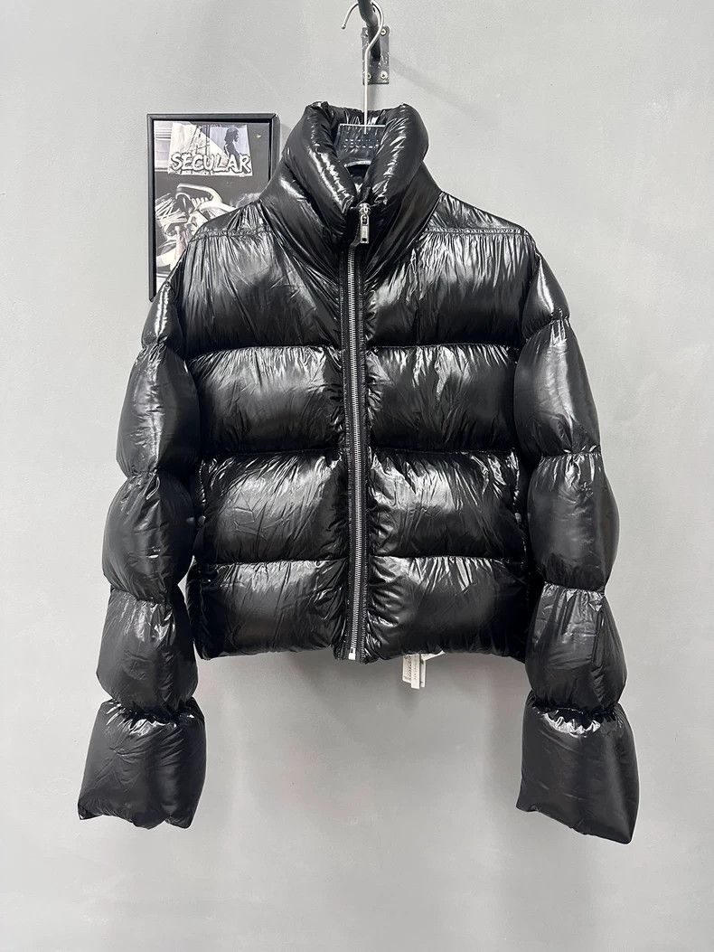 Rick Owens Rick Owens 24FW Shiny Black Down Jacket Size US S / EU 44-46 / 1 - 1 Thumbnail