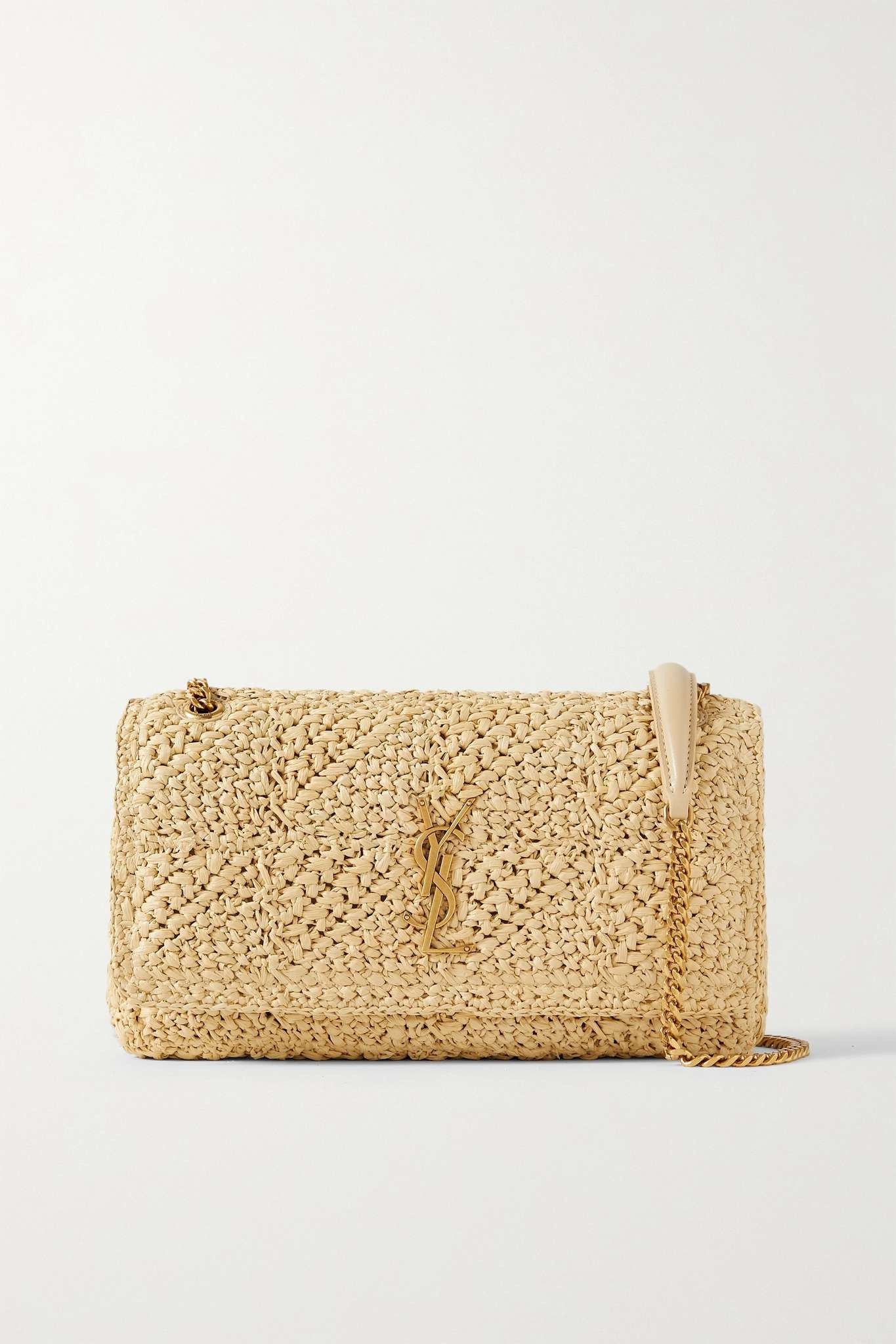 Saint Laurent Paris o1s1wg110525 515821 Size: OS / Jamie Medium Bag in Raffia Size ONE SIZE - 1 Thumbnail