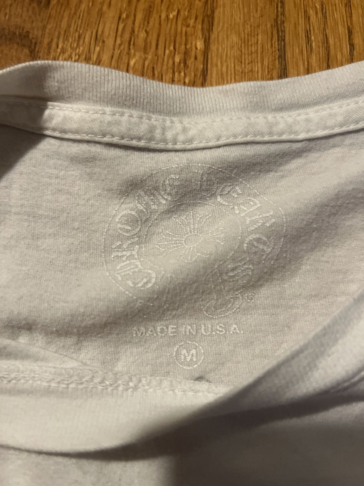 Chrome Hearts Chrome Hearts Multi Logo PocketTee Size US M / EU 48-50 / 2 - 3 Thumbnail