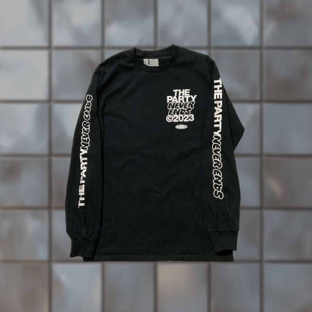 Vintage The Chainsmokers The Party Never Ends 2023 Official Merch Band L/S T-Shirt Sz. S Men Black Shirt Size US S / EU 44-46 / 1 - 1 Thumbnail