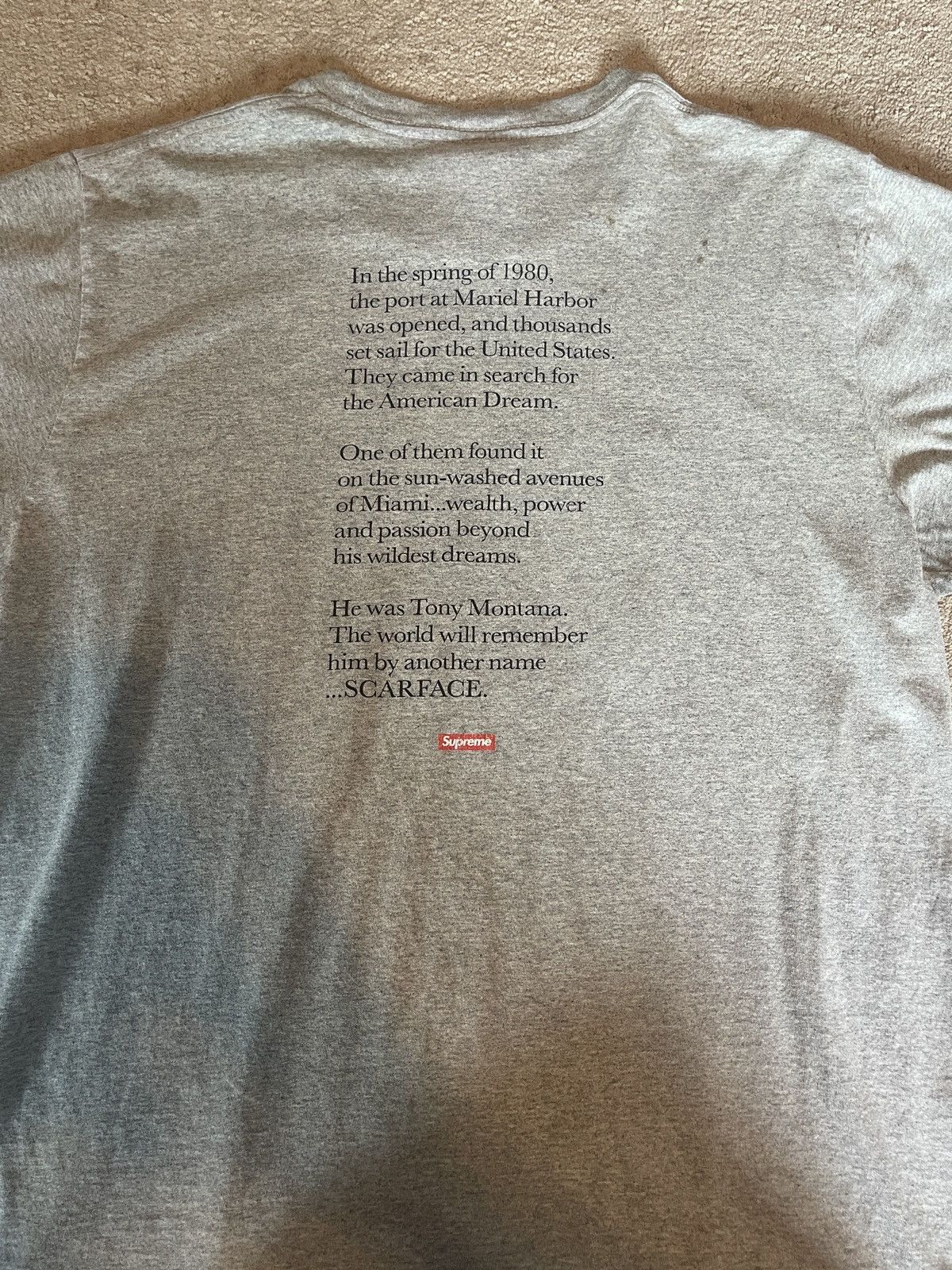 Supreme Supreme x Scarface Tee L Size US L / EU 52-54 / 3 - 3 Thumbnail