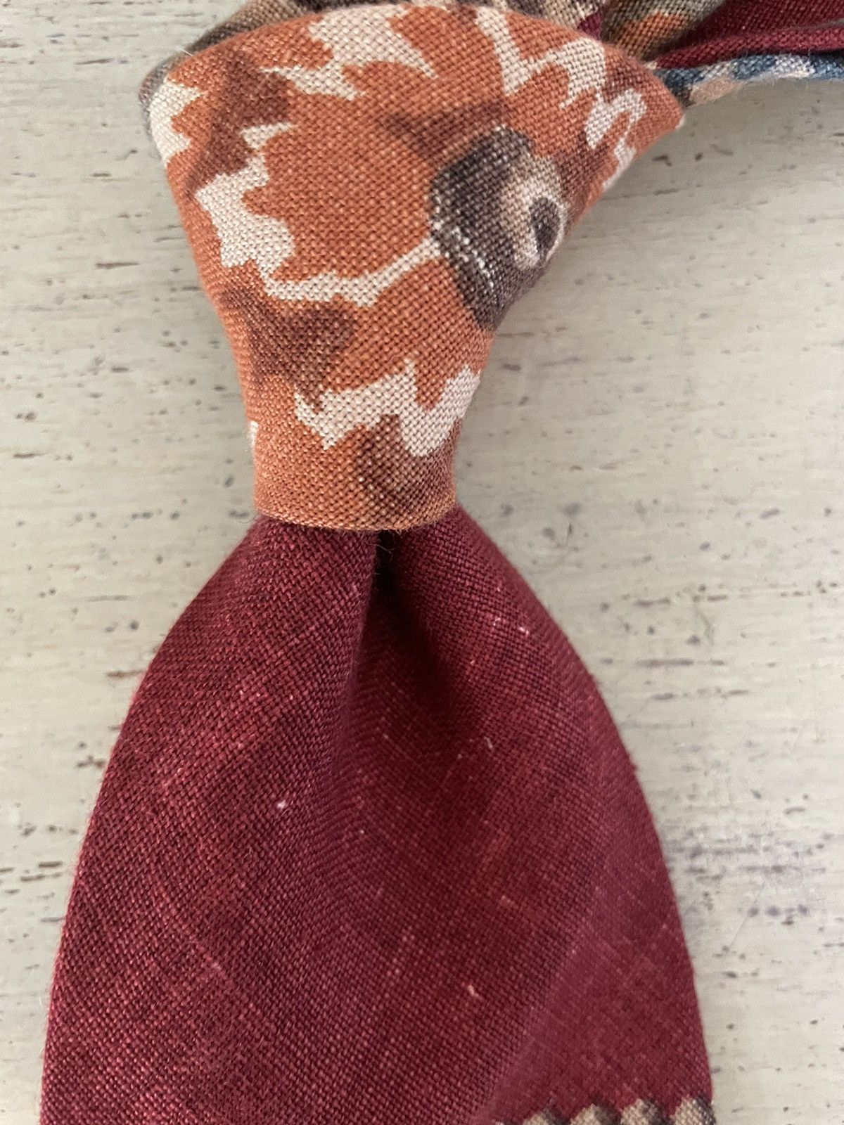 Polo Ralph Lauren × Vintage Vintage Floral Print Wide Linen Tie Size ONE SIZE - 5 Thumbnail