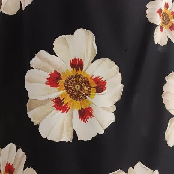 Lafayette 148 LAFAYETTE 148 Sleeveless Adela Silk Flower Blouse - Large Size L / US 10 / IT 46 - 7 Thumbnail