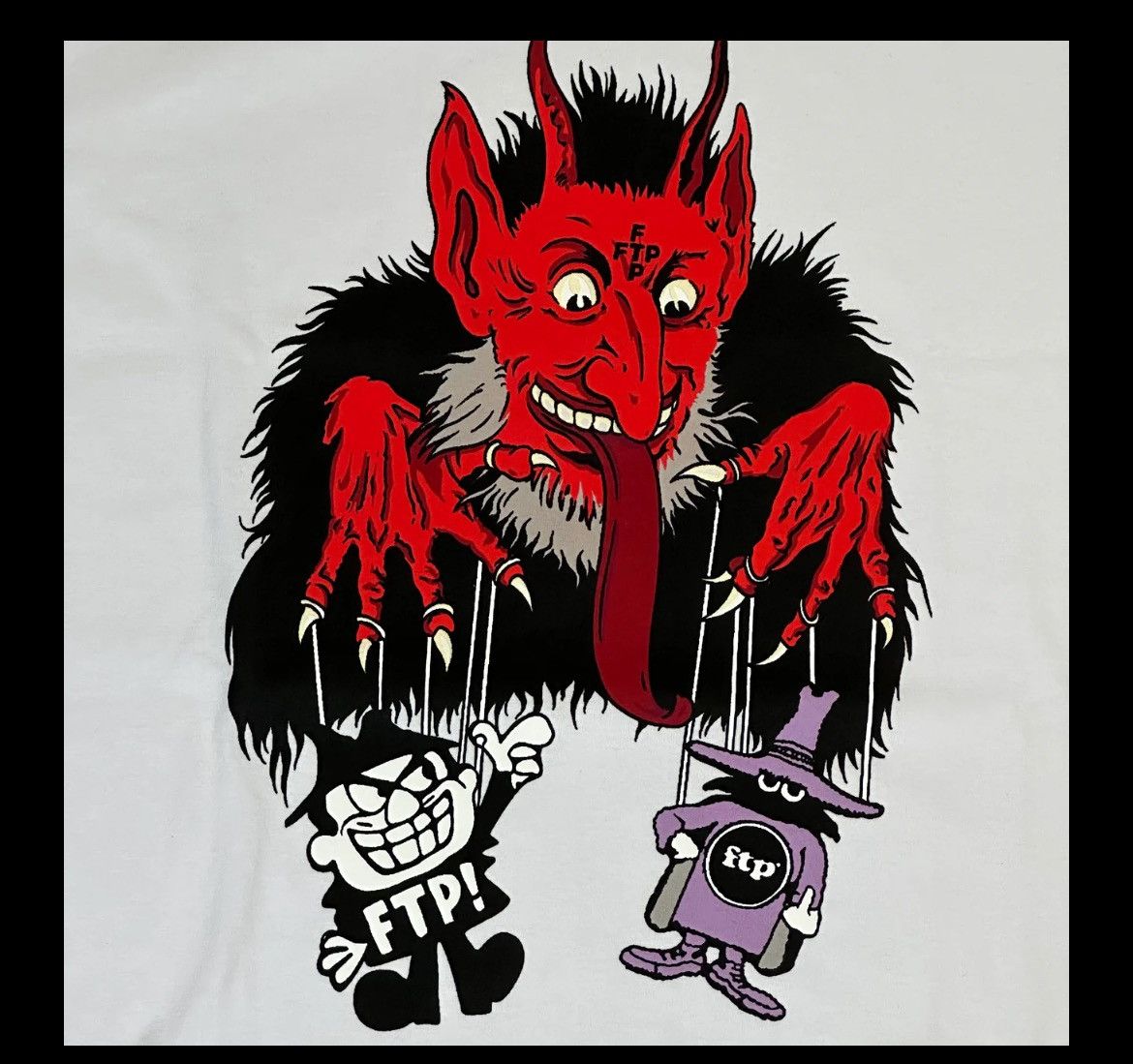 Fuck The Population FTP KRAMPUS TEE WHITE SZ. L Size US L / EU 52-54 / 3 - 2 Thumbnail