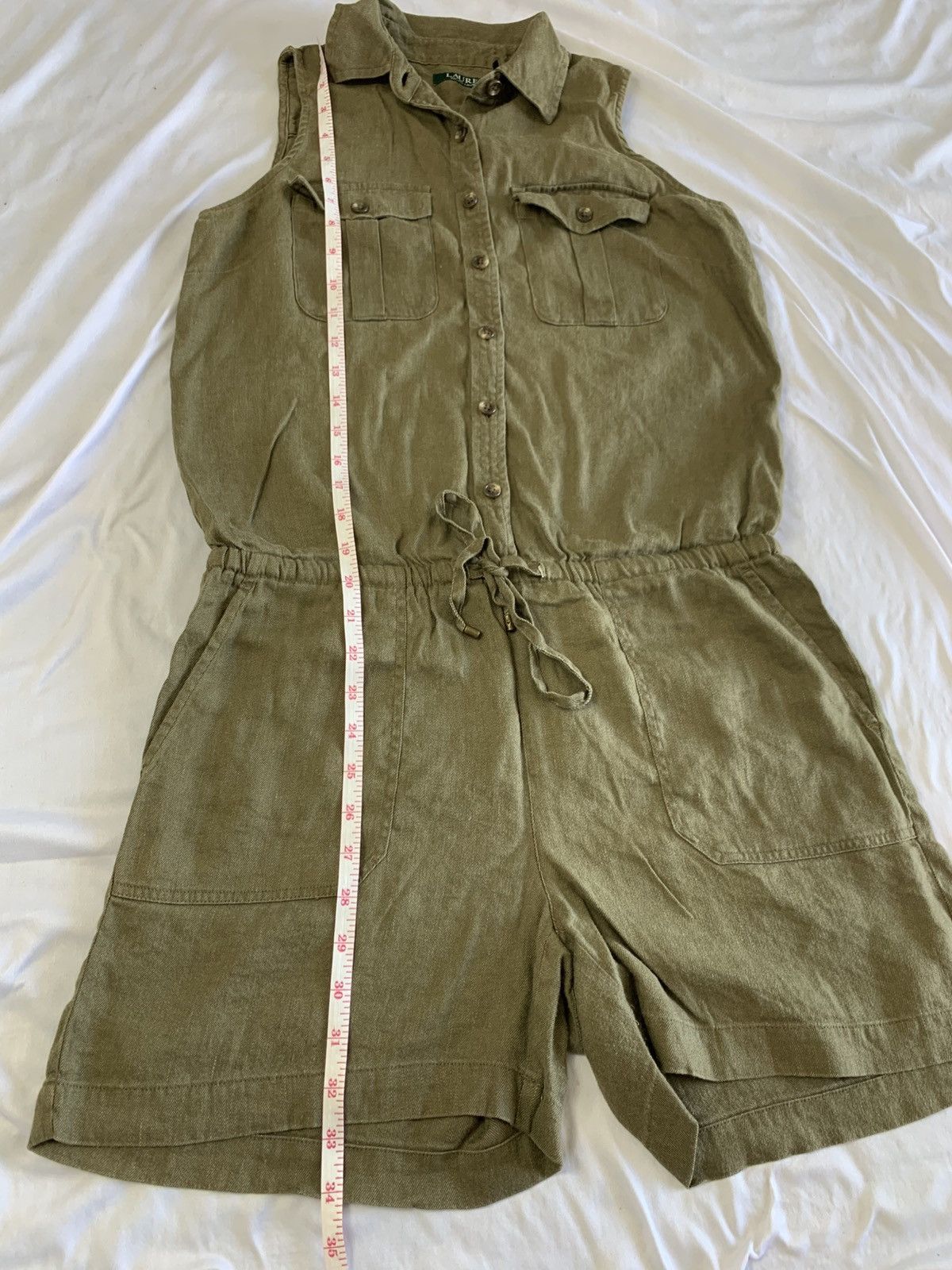 Ralph Lauren Dark green jumpsuit romper from ralph laurent Size 26" / US 2 / IT 38 - 12 Thumbnail
