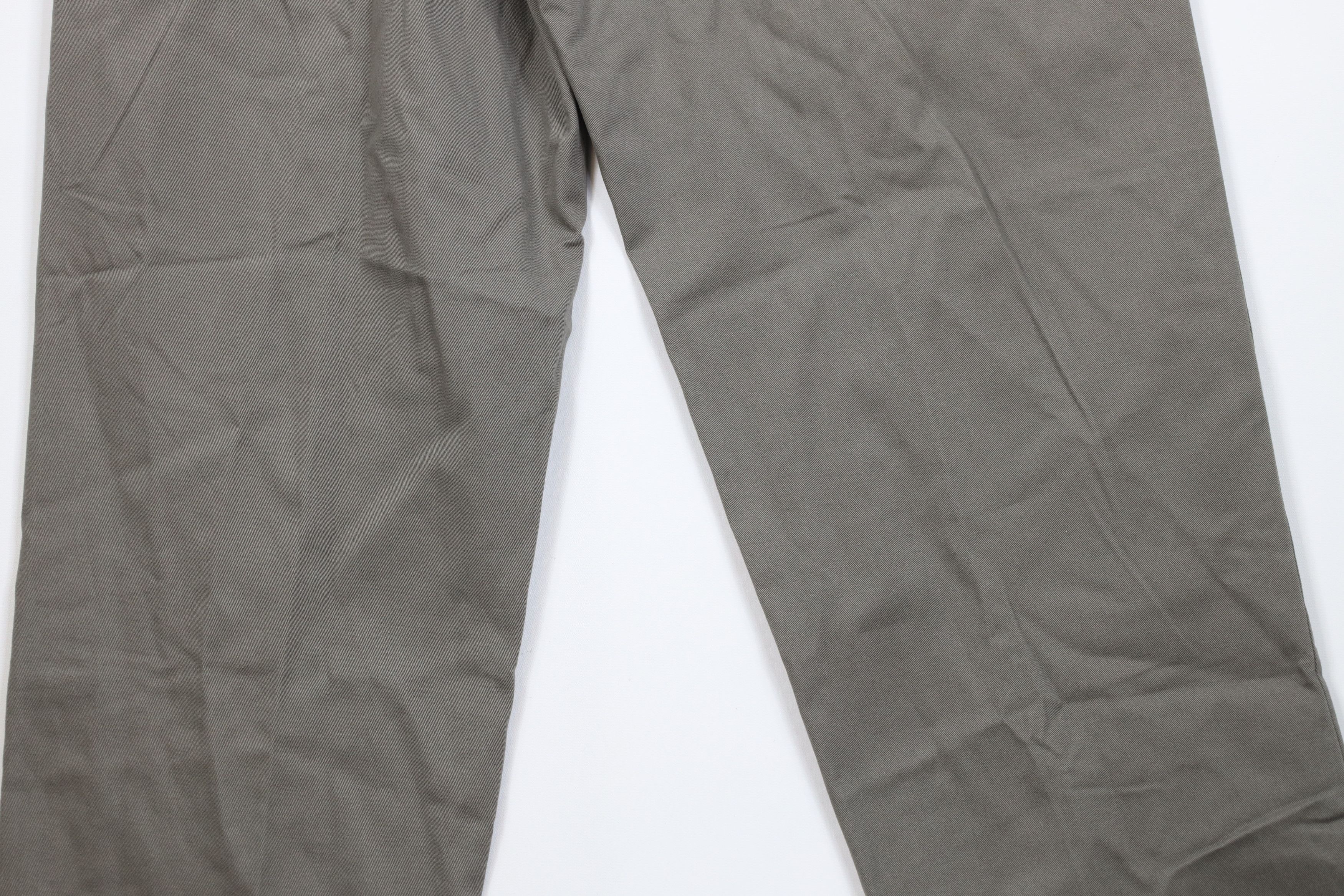 Ralph Lauren Vintage 90s Ralph Lauren Wide Leg Chino Pants Gray Cotton Size US 34 / EU 50 - 13 Thumbnail
