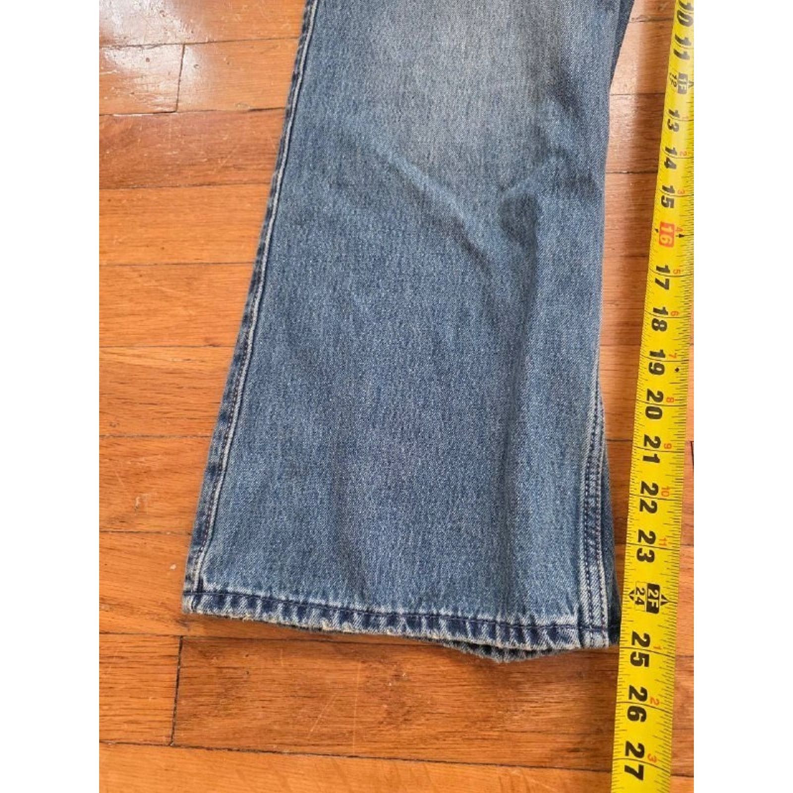 Hollister Hollister Wash Stretch Denim Wide leg Jean 25 W A001279 Size 25" / US 0 / IT 36 - 2 Thumbnail
