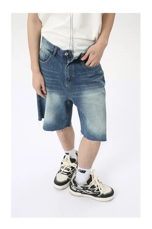 Other Casual straight loose washed denim shorts Size US 32 / EU 48 - 5 Thumbnail