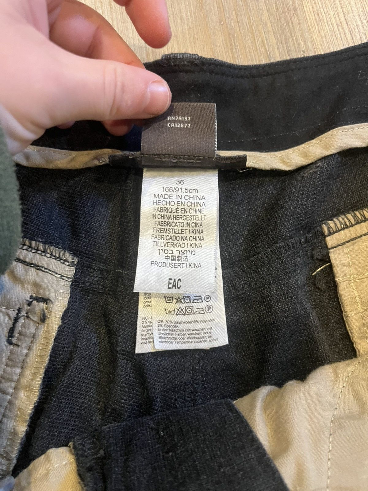 ExOfficio Exofficio Pants Men’s Size 36x28 Gray Cotton Polyester Size US 36 / EU 52 - 4 Thumbnail