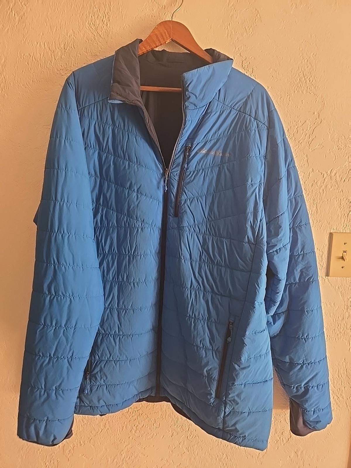 Eddie Bauer Eddie Bauer Men's XL Tall Reversible Jacket Blue Full Zip Size US XL / EU 56 / 4 - 2 Thumbnail