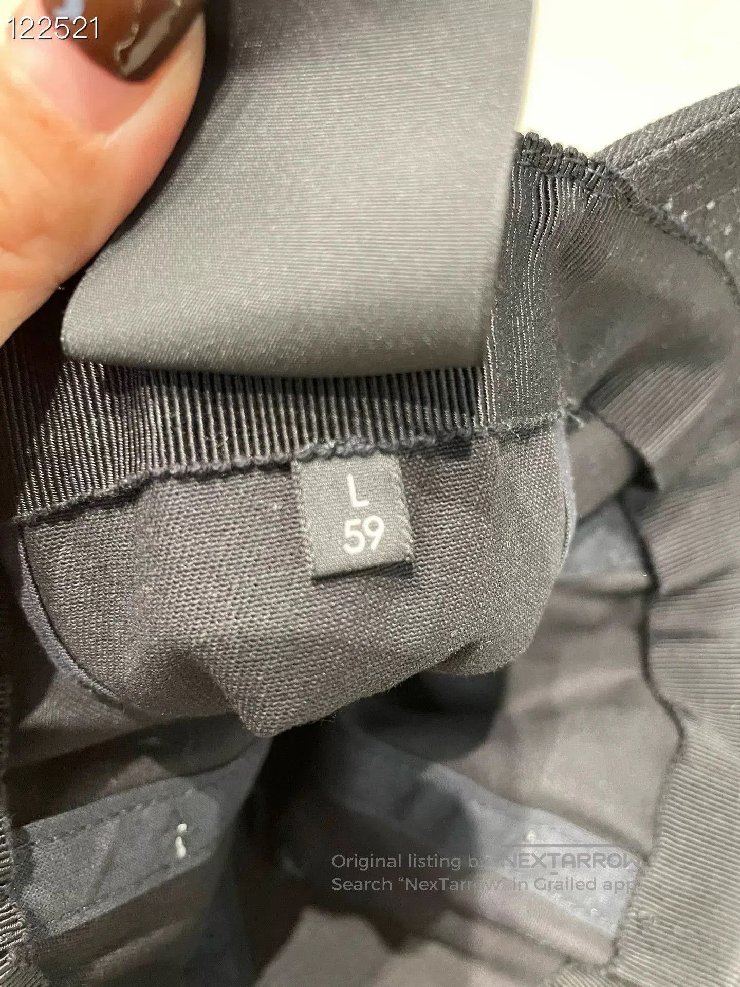 Gucci Gucci Runway Black Baseball Cap L. Size ONE SIZE - 6 Thumbnail