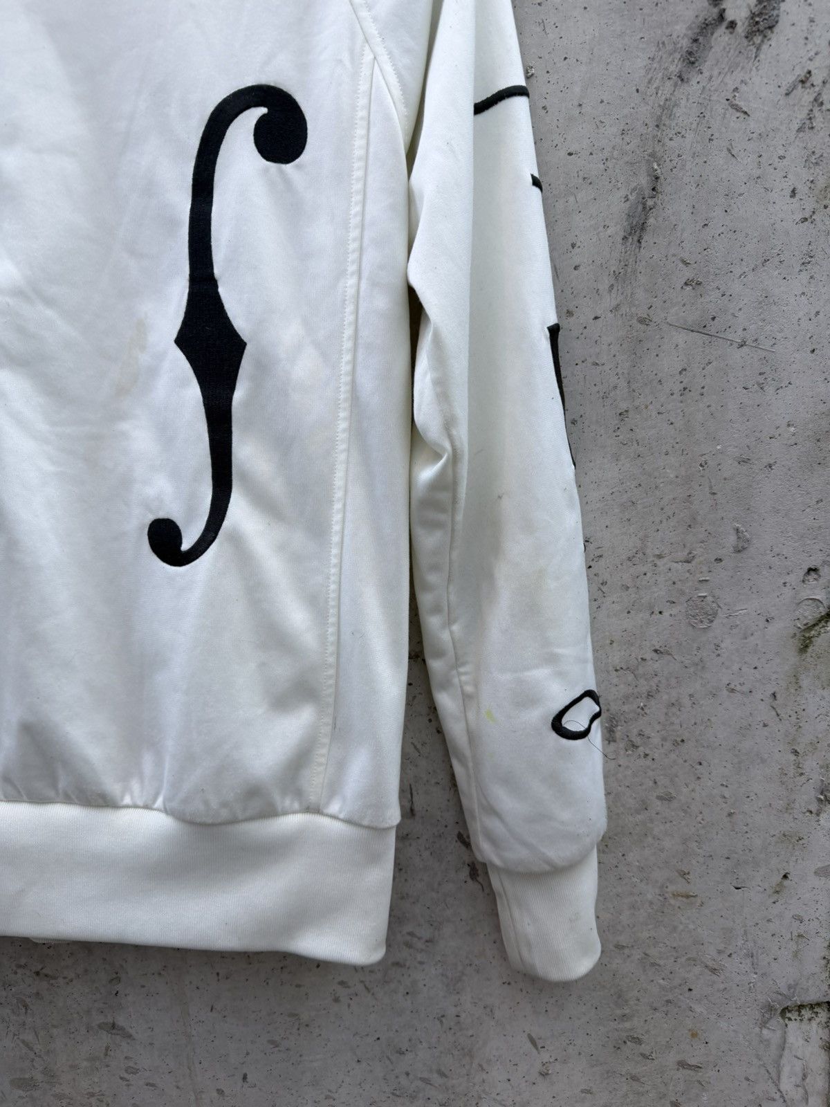 Adidas × Jeremy Scott Jeremy Scott X Adidas Musical Note White Track Jacket Size US XS / EU 42 / 0 - 11 Thumbnail