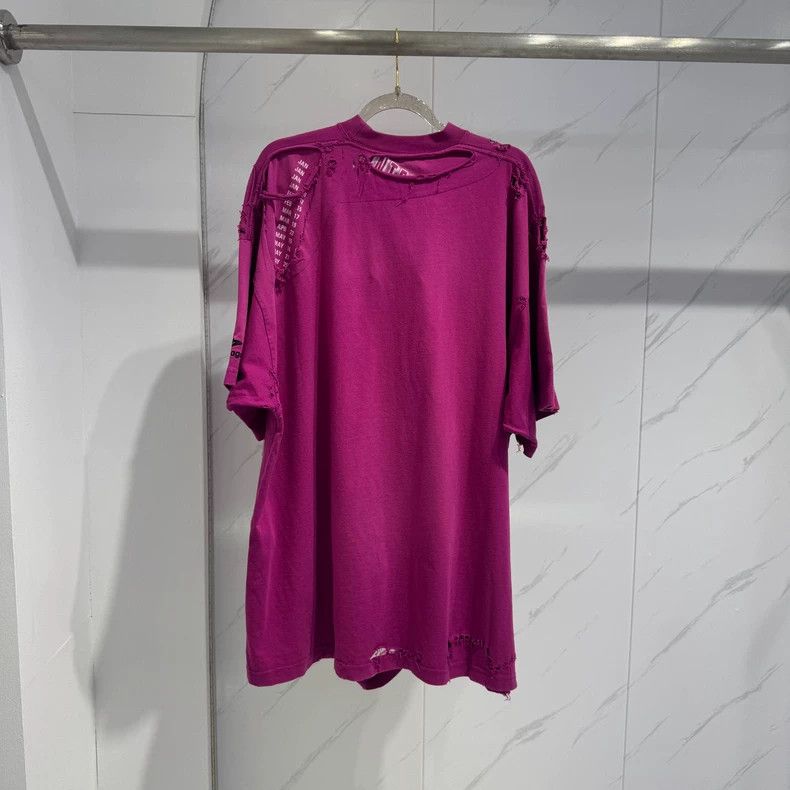 Balenciaga Balenciaga Grape Purple Flamingo Pink Hole Sleeves 3B Dest Size US S / EU 44-46 / 1 - 2 Thumbnail