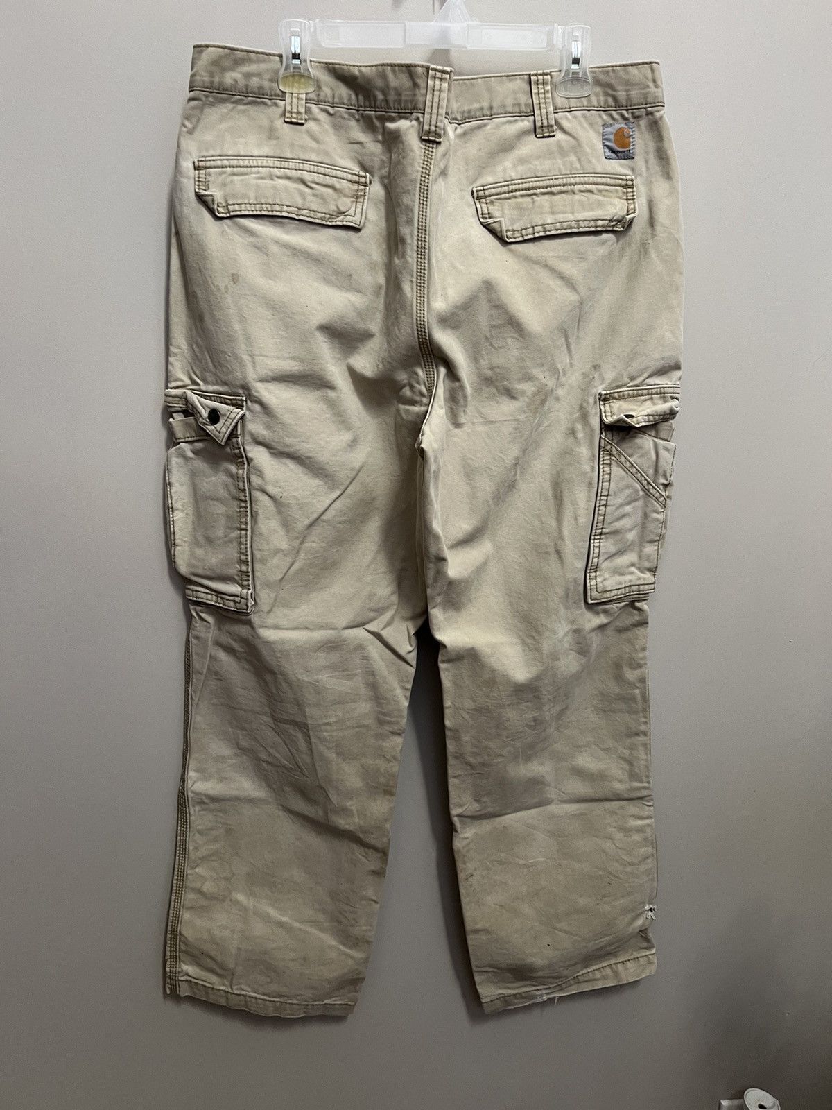 Carhartt × Vintage Vintage Carhartt Thrashed Cargo Pants Size US 38 / EU 54 - 3 Thumbnail