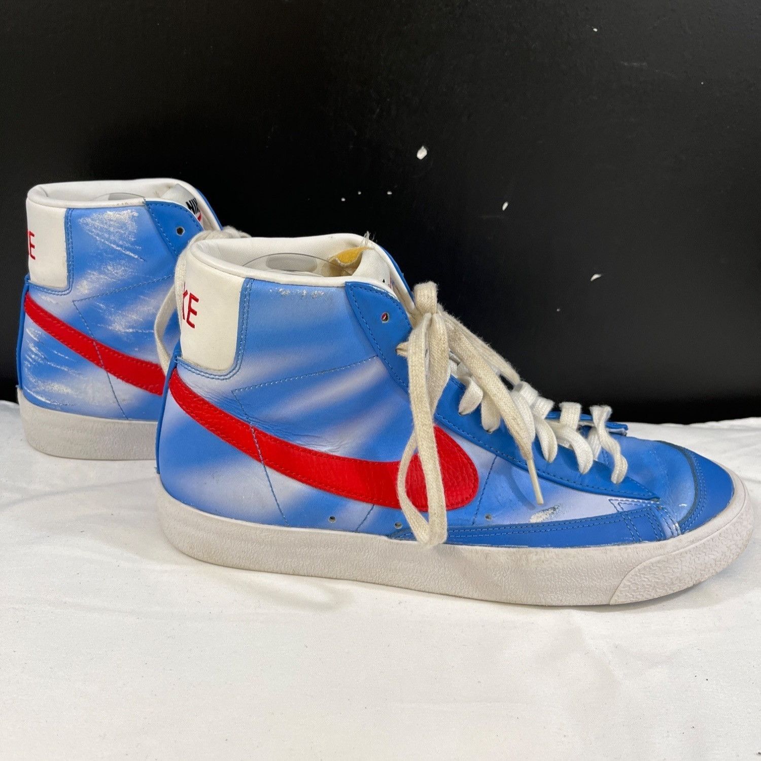 Nike Nike Blazer Mid '77 Vintage Mens Blue Casual Sneakers Size 9 Size US 9 / EU 42 - 1 Thumbnail