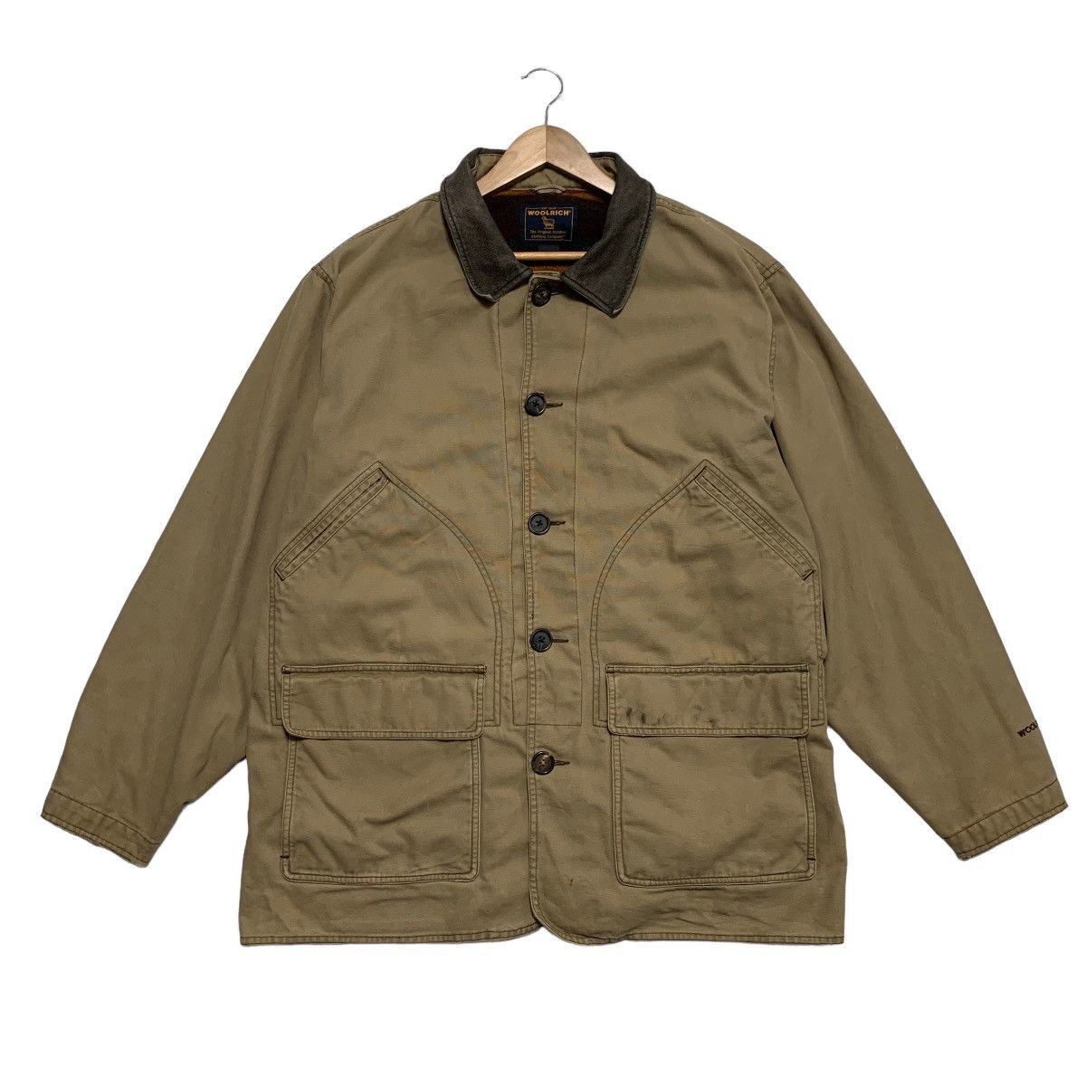 image of Woolrich Woolen Mills Vintage Woolrich Deck Jacket in Brown, Men's (Size 2XL)