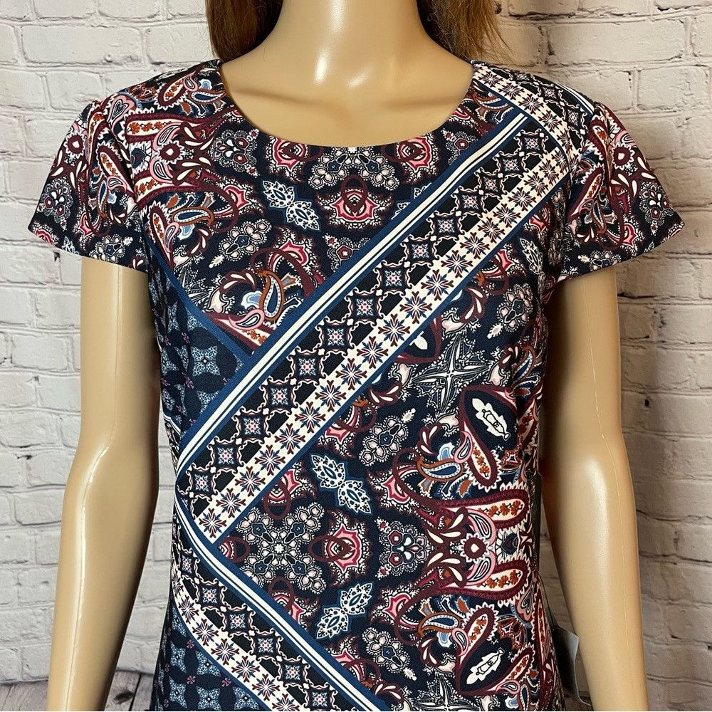 Vince Camuto NWT New $138 Vince Camuto Mixed Print Scuba Crepe Body-Con Size XL / US 12-14 / IT 48-50 - 9 Thumbnail