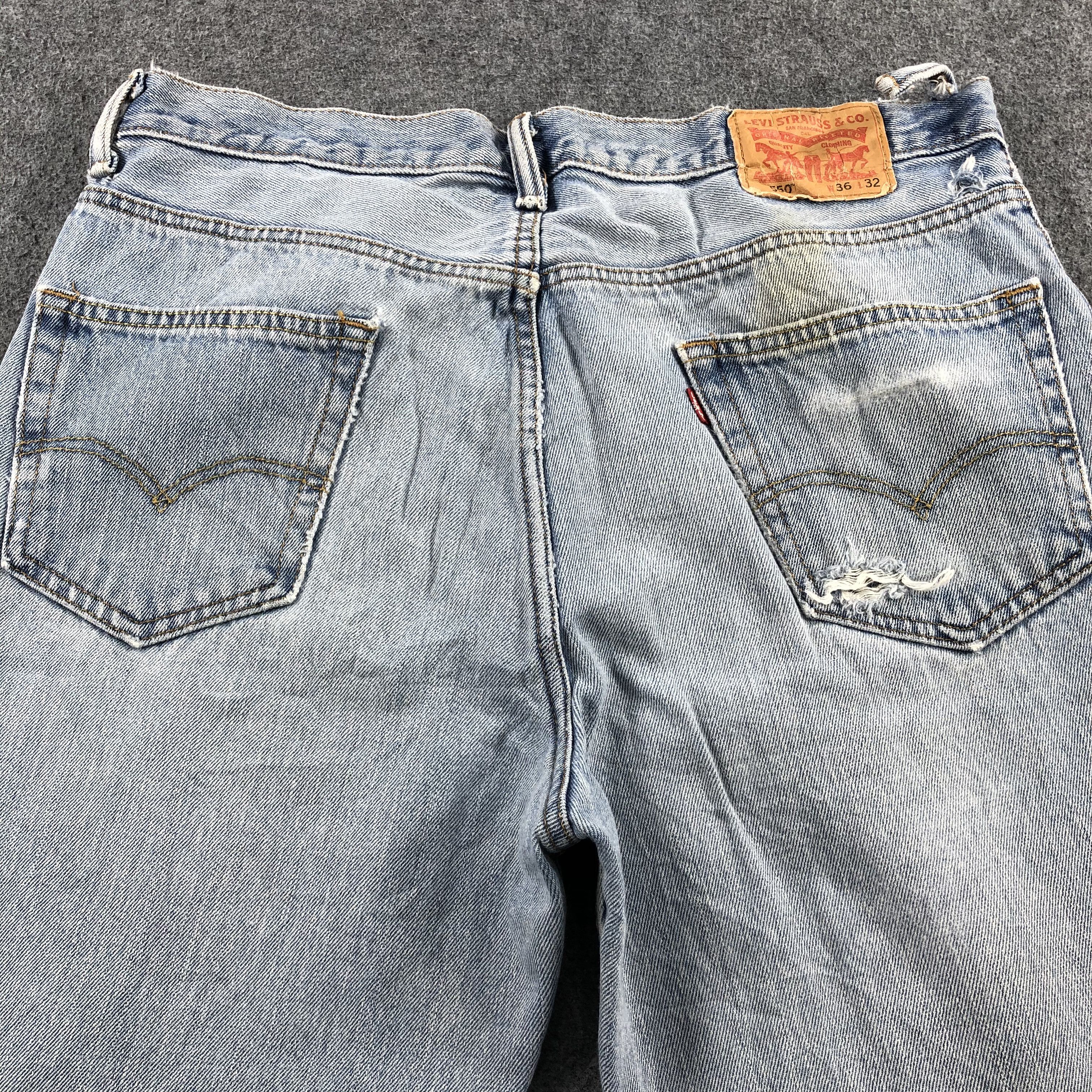 Levi's Vintage Light Wash Levis 550 Jeans-J2098 Size US 36 / EU 52 - 4 Thumbnail